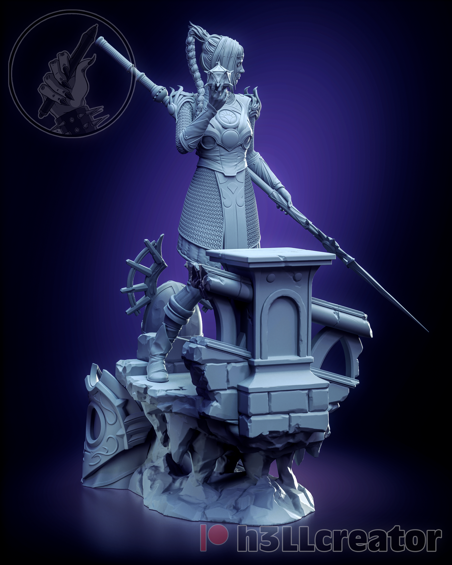 Baldurs Gate 3 Shadowheart Garage Kit | Fanmade Model | Gods favourite princess | 3D Printed - Sephiknot