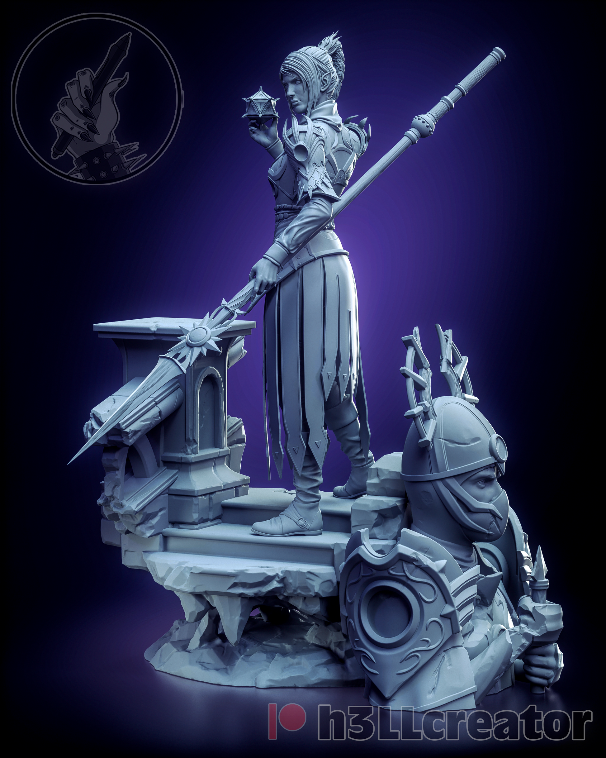 Baldurs Gate 3 Shadowheart Garage Kit | Fanmade Model | Gods favourite princess | 3D Printed - Sephiknot