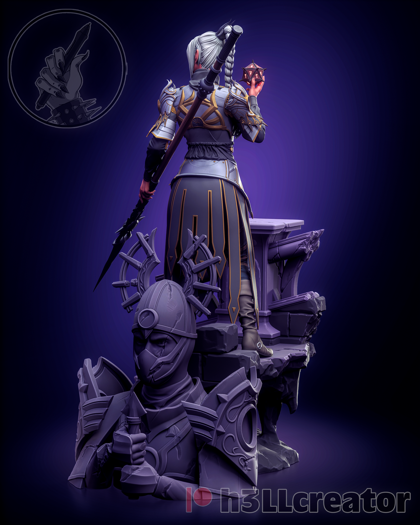 Baldurs Gate 3 Shadowheart Garage Kit | Fanmade Model | Gods favourite princess | 3D Printed - Sephiknot