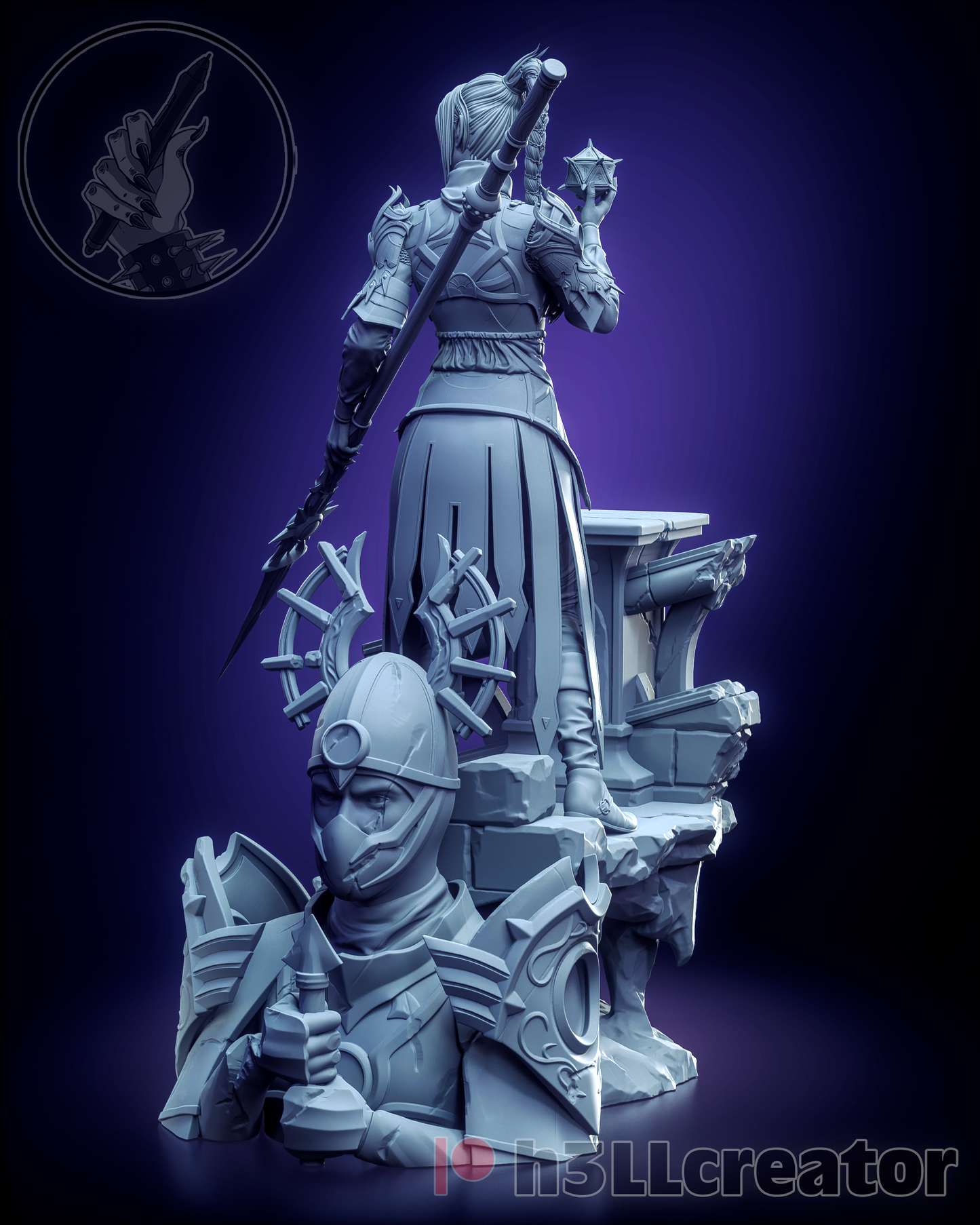 Baldurs Gate 3 Shadowheart Garage Kit | Fanmade Model | Gods favourite princess | 3D Printed - Sephiknot