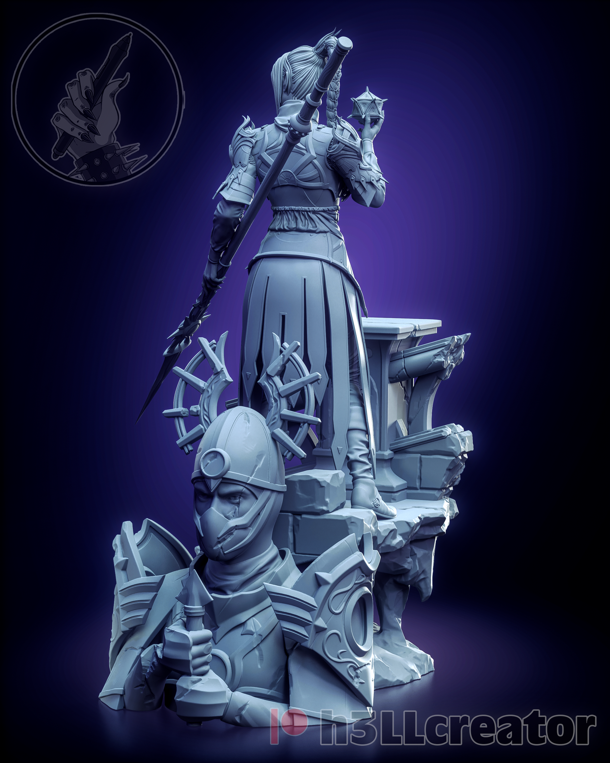 Baldurs Gate 3 Shadowheart Garage Kit | Fanmade Model | Gods favourite princess | 3D Printed - Sephiknot