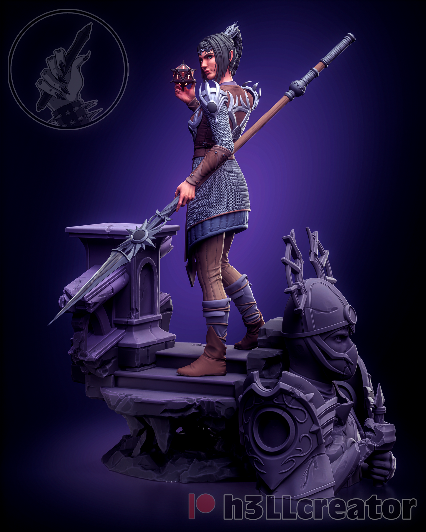 Baldurs Gate 3 Shadowheart Garage Kit | Fanmade Model | Gods favourite princess | 3D Printed - Sephiknot