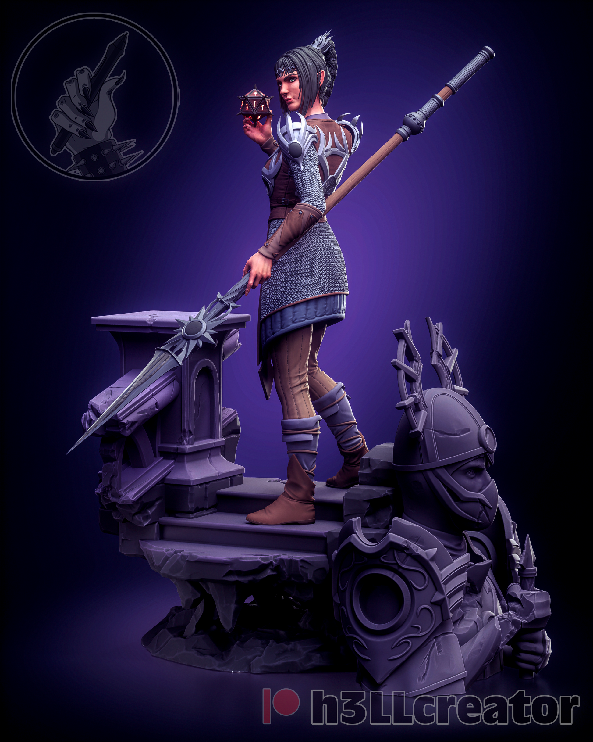 Baldurs Gate 3 Shadowheart Garage Kit | Fanmade Model | Gods favourite princess | 3D Printed - Sephiknot