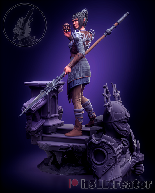Baldurs Gate 3 Shadowheart Garage Kit | Fanmade Model | Gods favourite princess | 3D Printed - Sephiknot