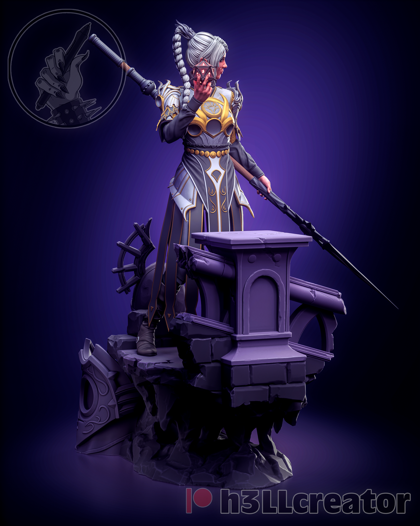 Baldurs Gate 3 Shadowheart Garage Kit | Fanmade Model | Gods favourite princess | 3D Printed - Sephiknot