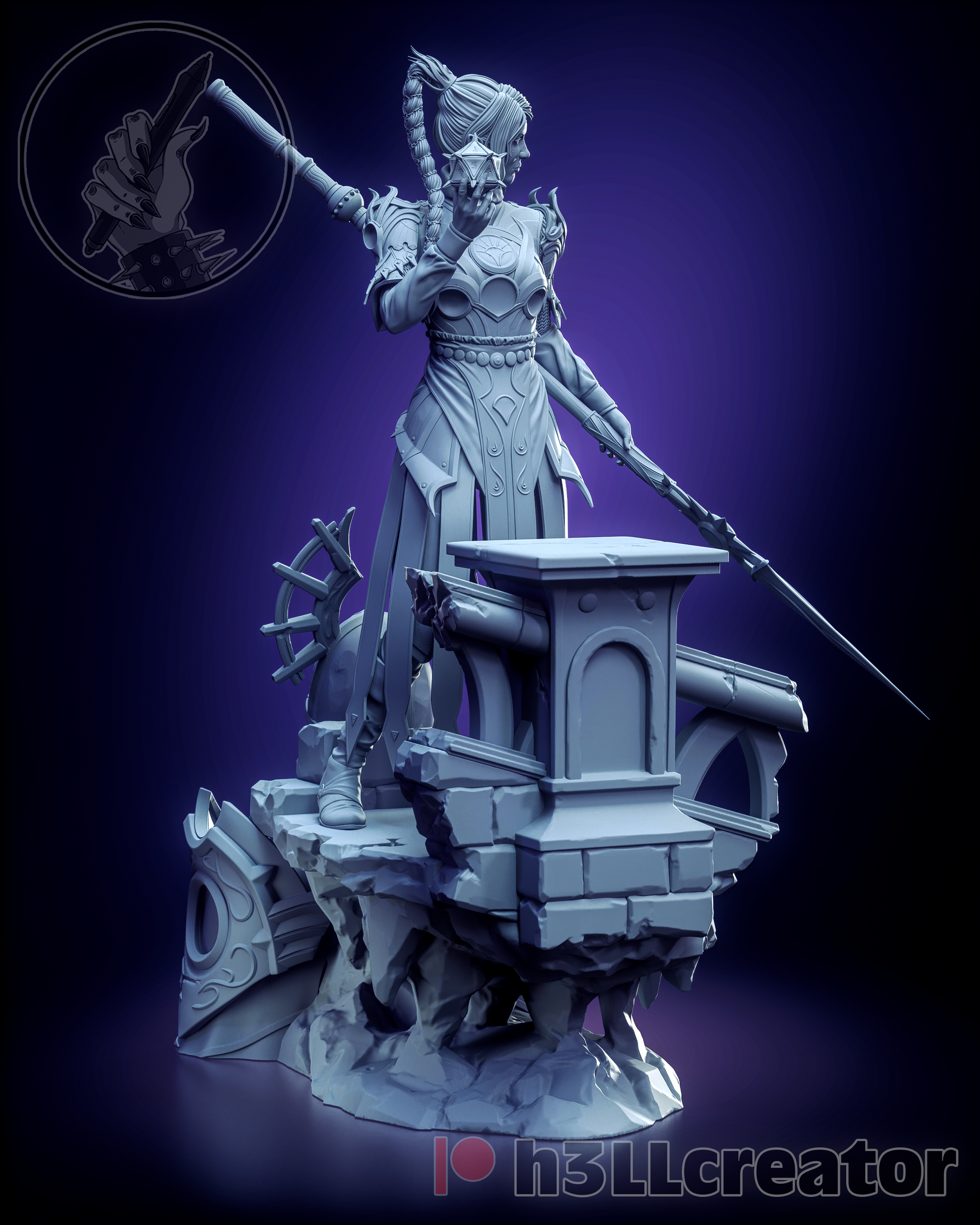 Baldurs Gate 3 Shadowheart Garage Kit | Fanmade Model | Gods favourite princess | 3D Printed - Sephiknot