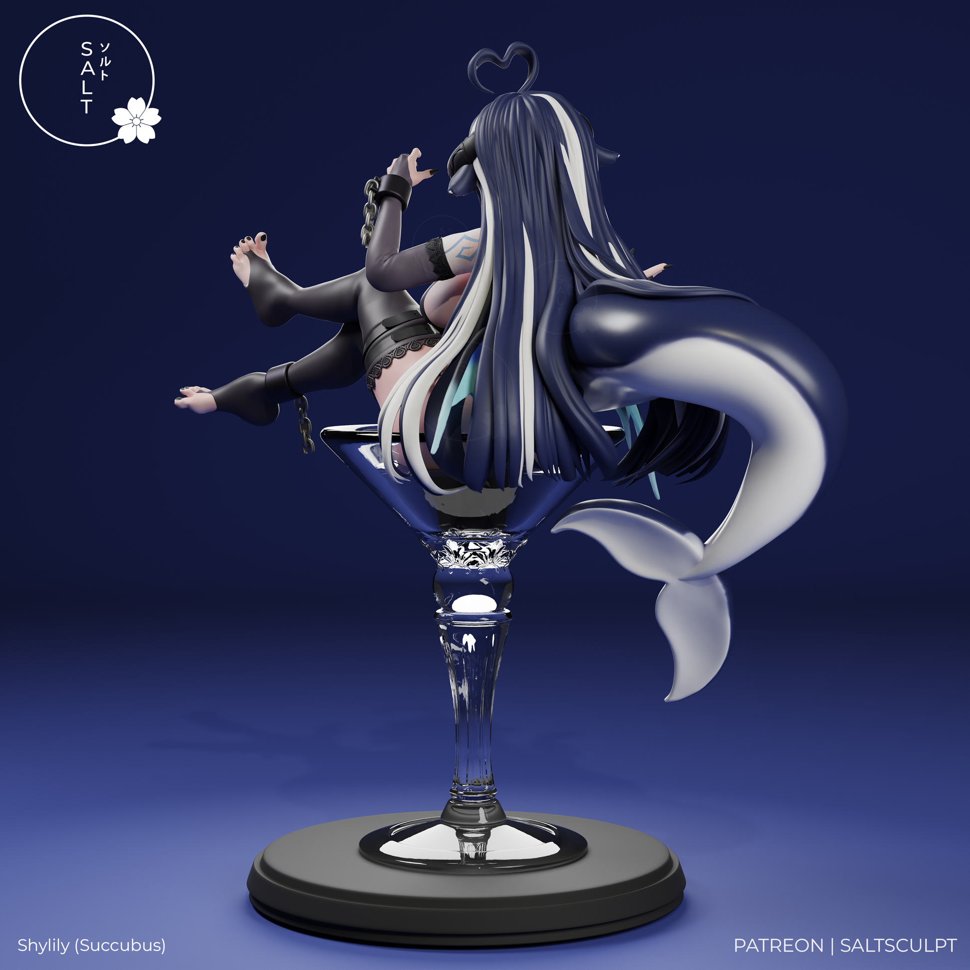 Shylily (Succubus) by SaltSculpts | High Quality Resin Print | Painted Commissions available! - Sephiknot