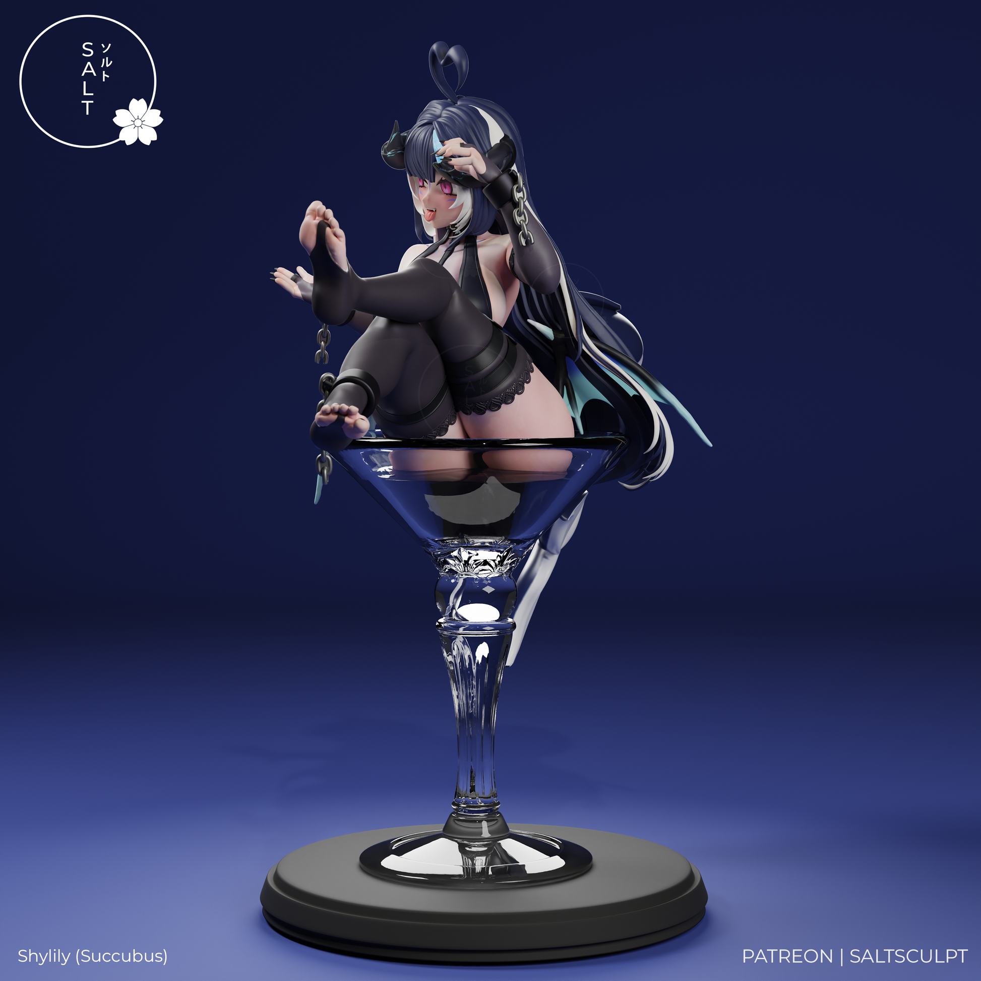 Shylily (Succubus) by SaltSculpts | High Quality Resin Print | Painted Commissions available! - Sephiknot