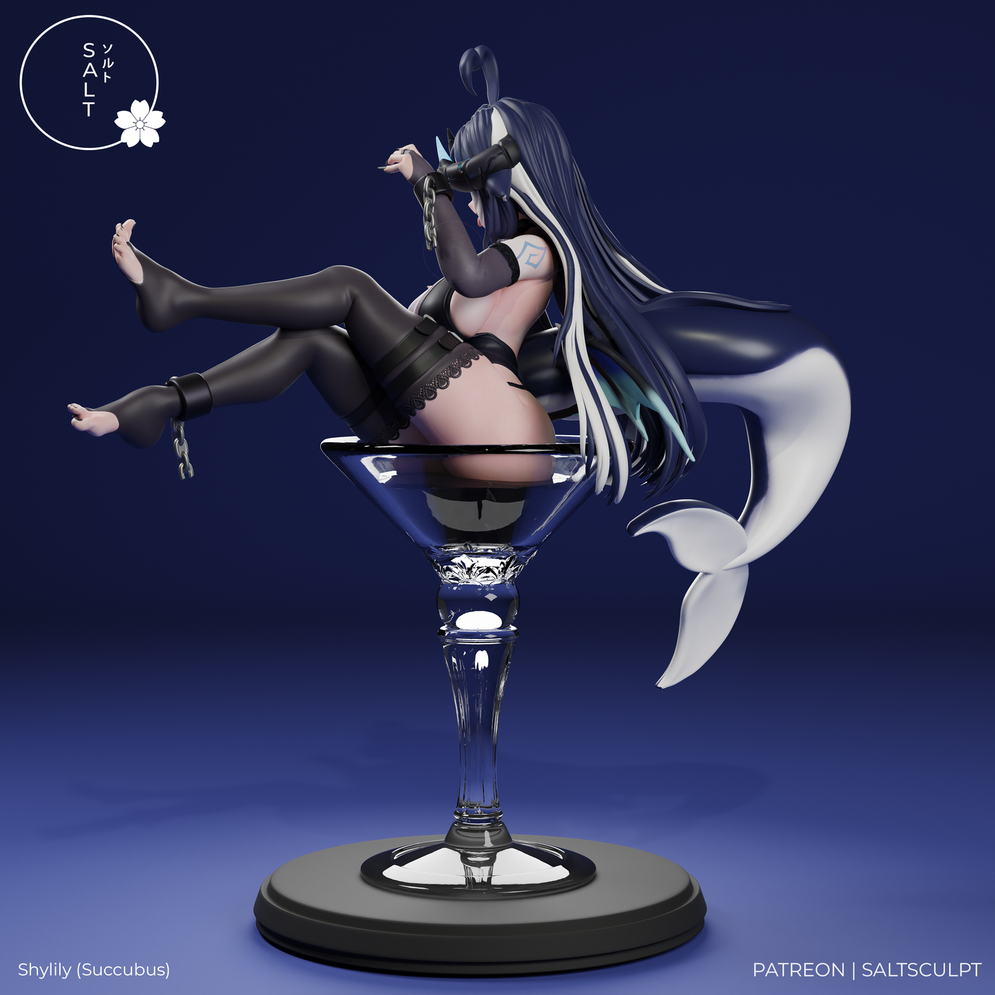 Shylily (Succubus) by SaltSculpts | High Quality Resin Print | Painted Commissions available! - Sephiknot