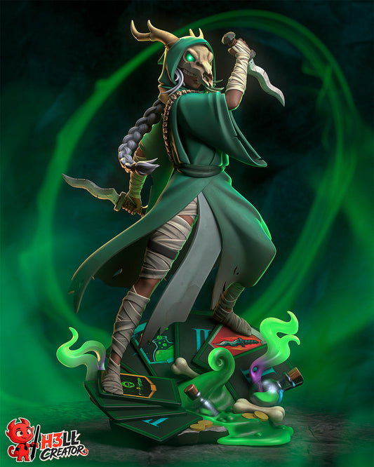 The Silent from Slay the Spire by h3ll creator | High Quality Resin Print | Painted Commissions available!