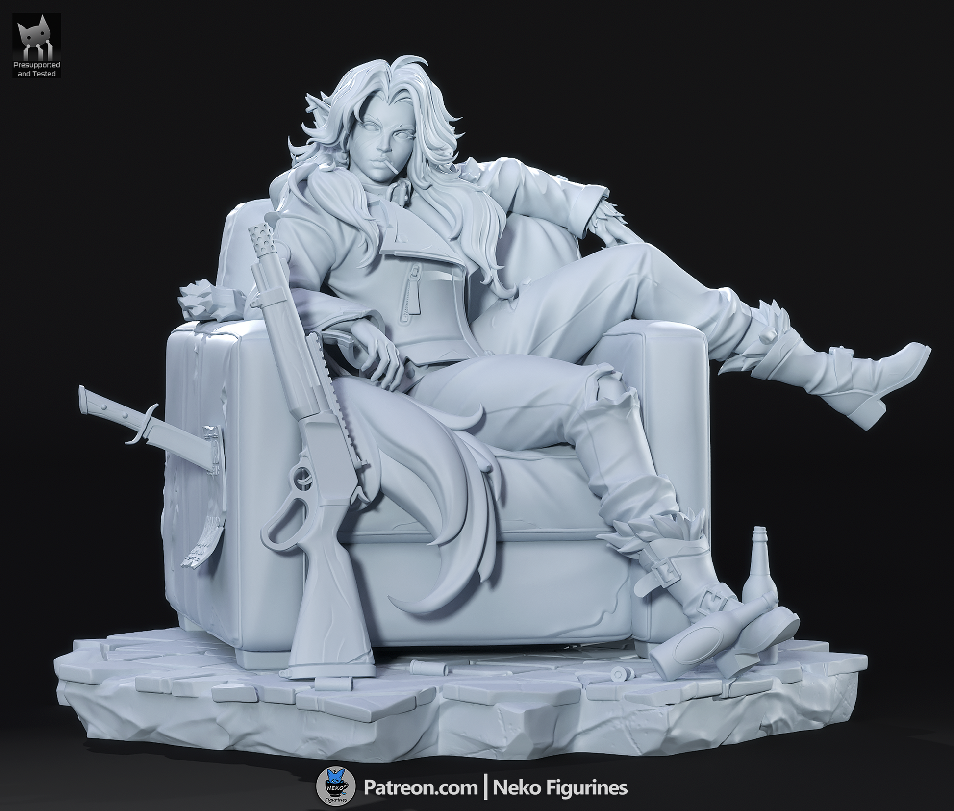 Silver from Deadlock by Neko Figurines | High Quality Resin Print | Painted Commissions available! - Sephiknot