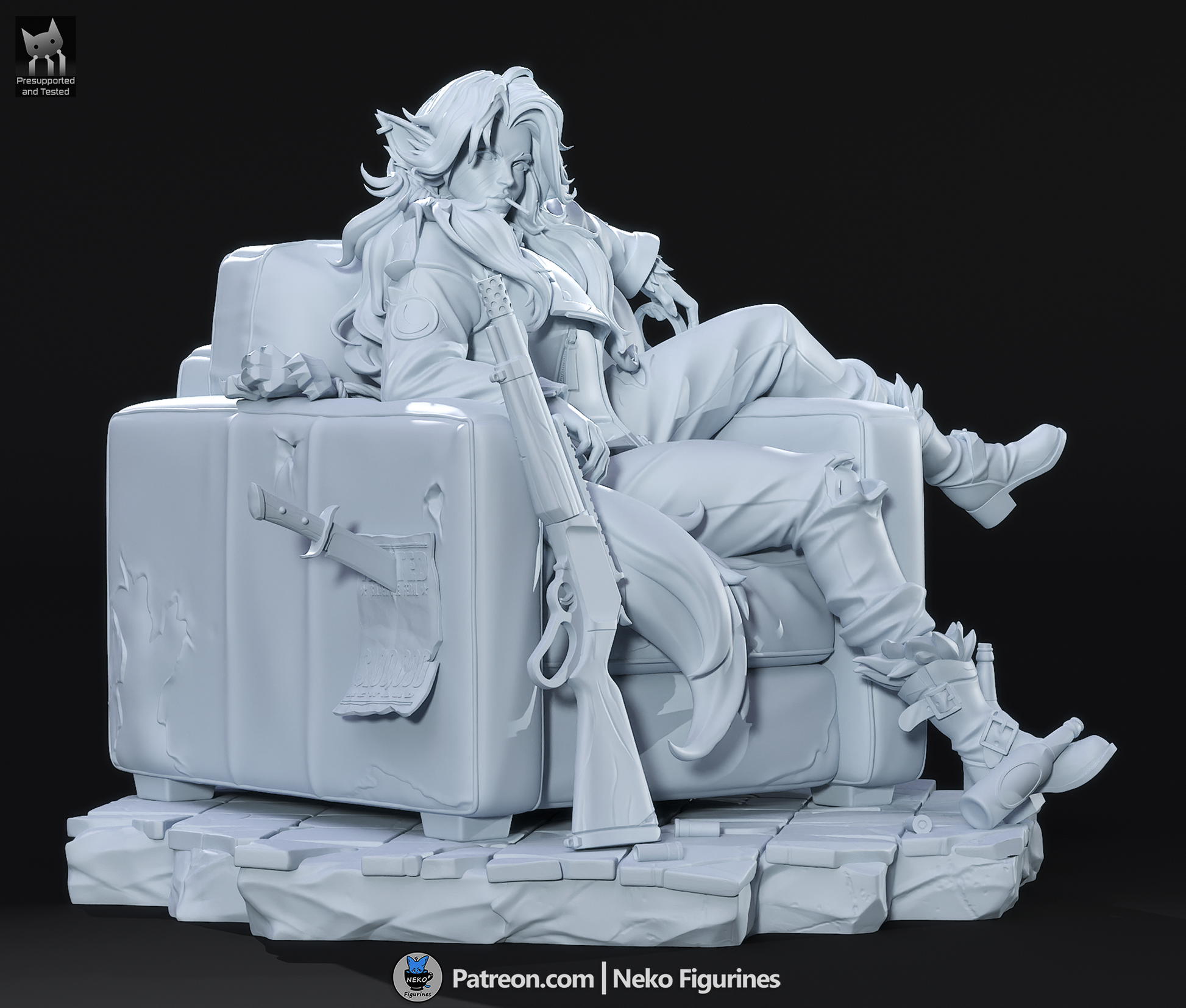 Silver from Deadlock by Neko Figurines | High Quality Resin Print | Painted Commissions available! - Sephiknot