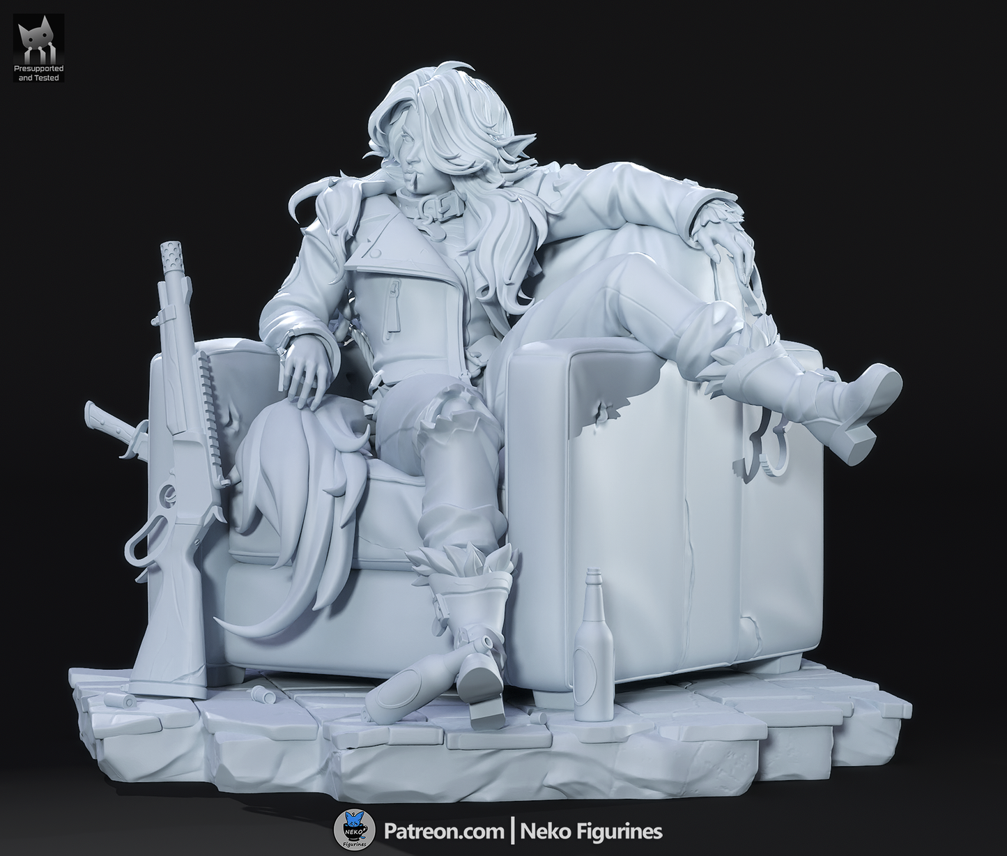 Silver from Deadlock by Neko Figurines | High Quality Resin Print | Painted Commissions available! - Sephiknot