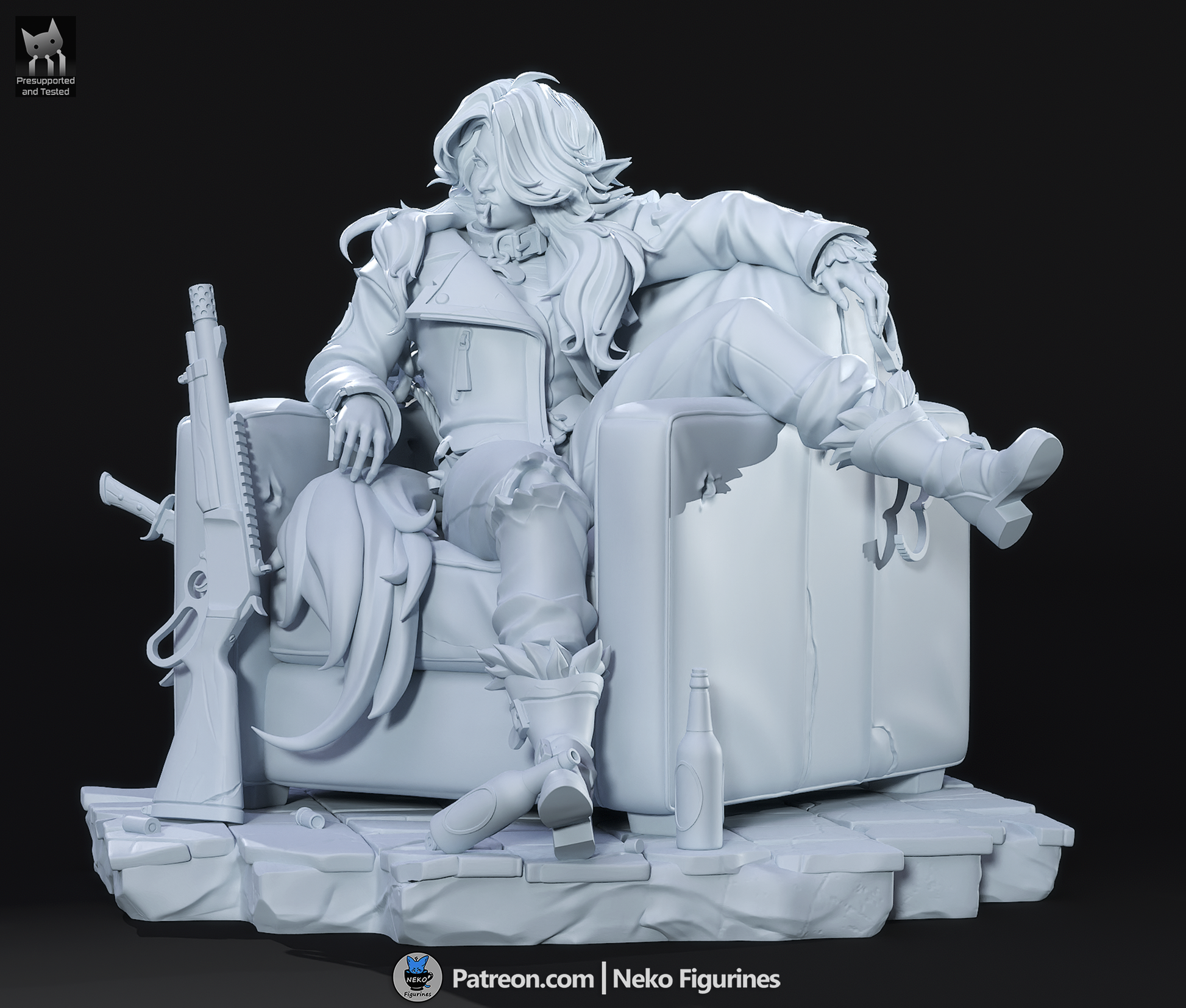 Silver from Deadlock by Neko Figurines | High Quality Resin Print | Painted Commissions available! - Sephiknot