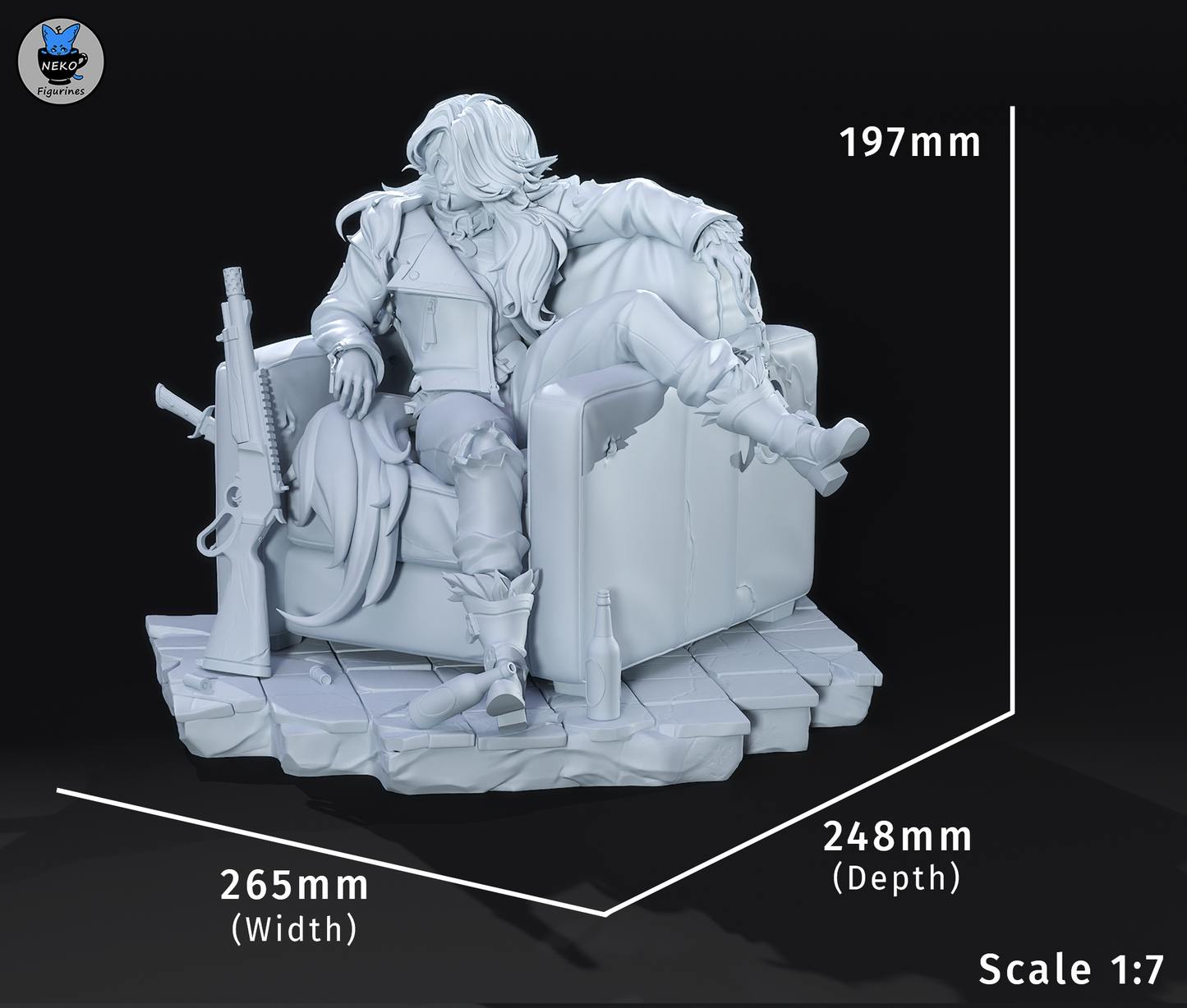 Silver from Deadlock by Neko Figurines | High Quality Resin Print | Painted Commissions available! - Sephiknot