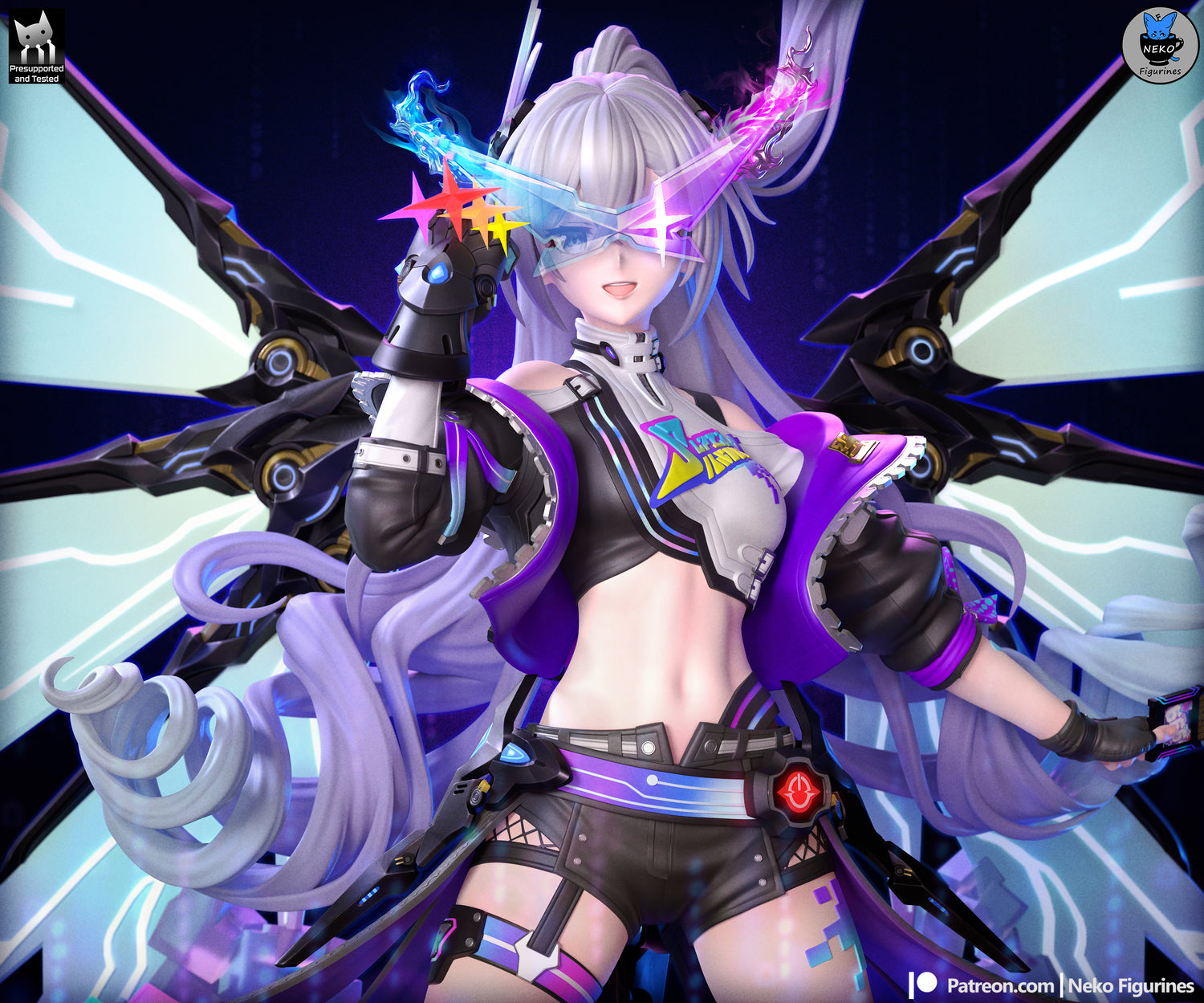 SilverWolf LV999 from Honkai Star Rail by Neko Figurines | High Quality Resin Print | Painted Commissions available! - Sephiknot