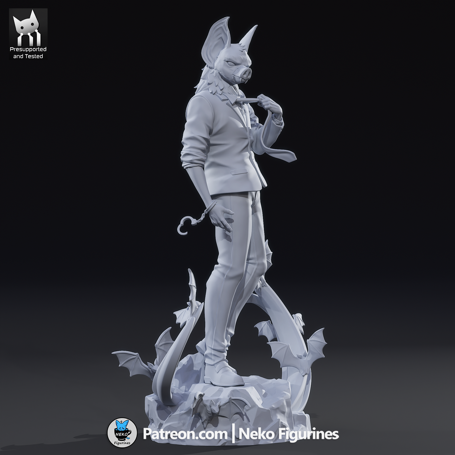 Sonar from Dispatch by Neko Figurines | High Quality Resin Print | Painted Commissions available!