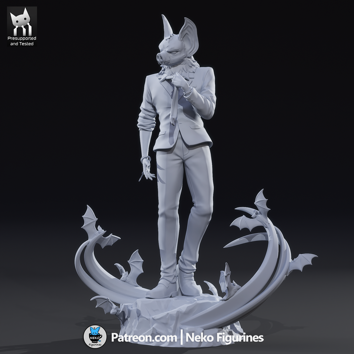 Sonar from Dispatch by Neko Figurines | High Quality Resin Print | Painted Commissions available!