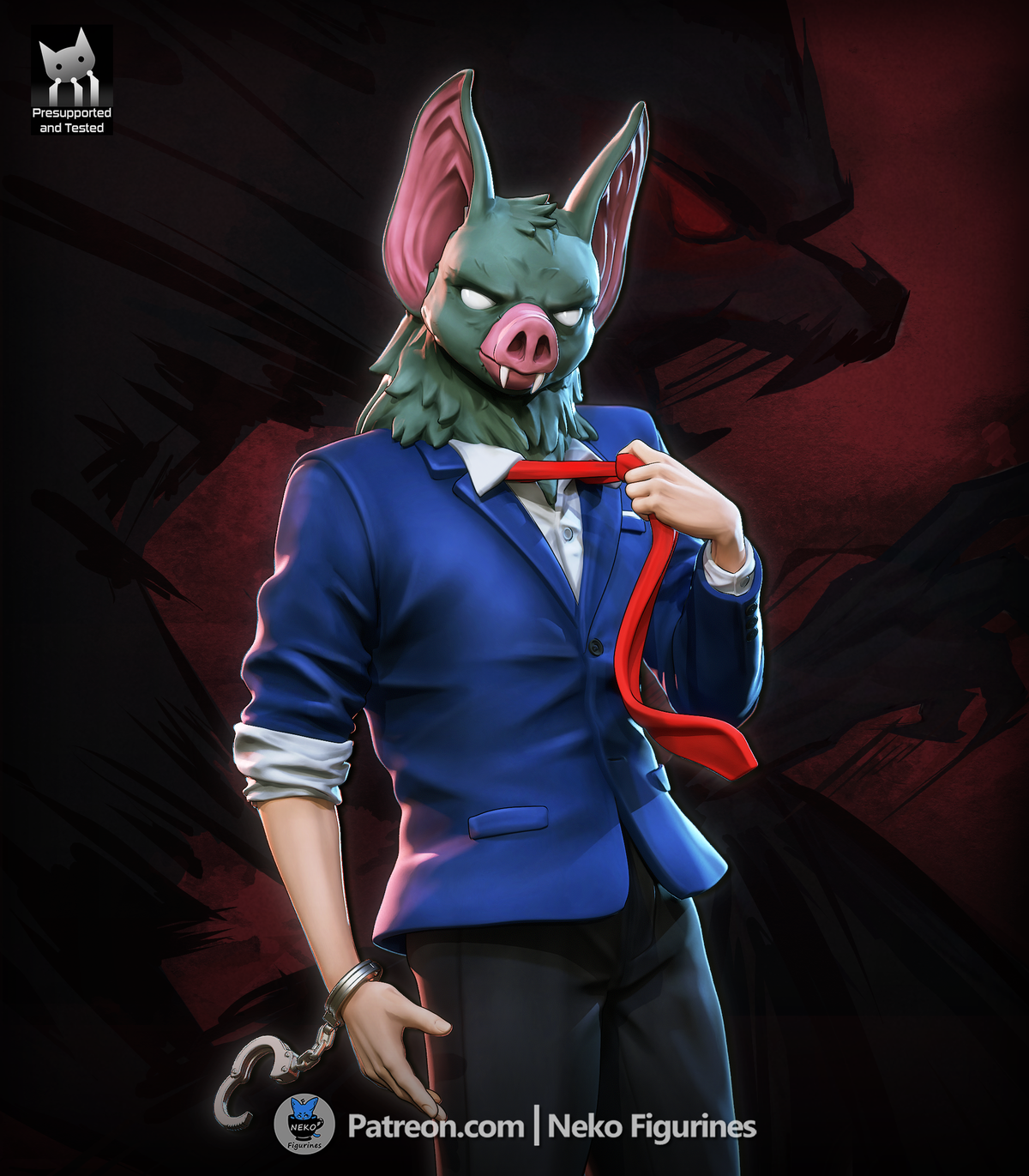 Sonar from Dispatch by Neko Figurines | High Quality Resin Print | Painted Commissions available! - Sephiknot