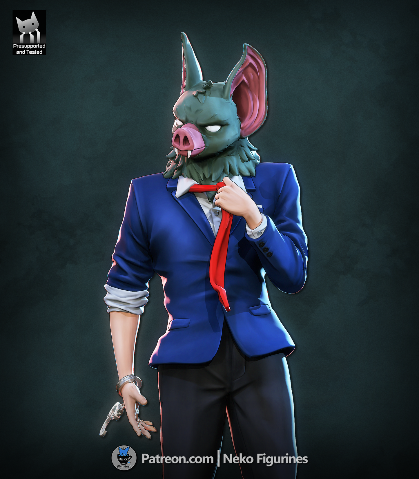 Sonar from Dispatch by Neko Figurines | High Quality Resin Print | Painted Commissions available!