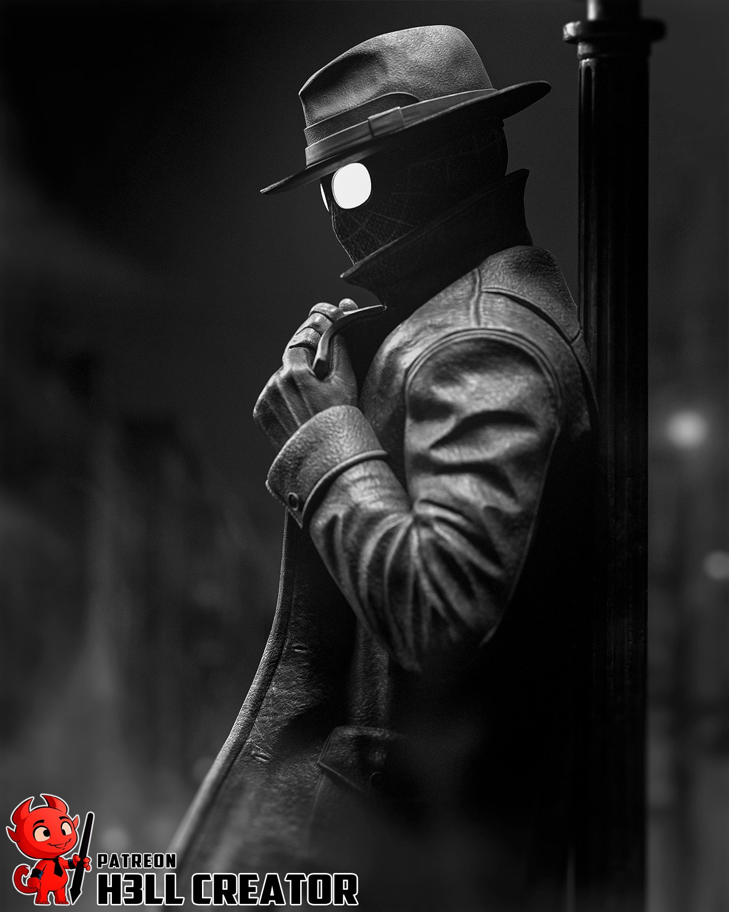 Spider-noir by h3ll creator | High Quality Resin Print | Painted Commissions available!