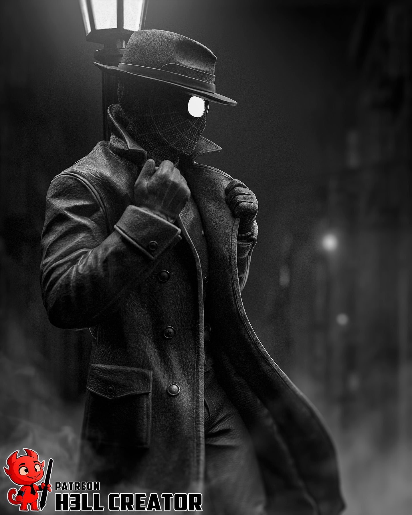 Spider-noir by h3ll creator | High Quality Resin Print | Painted Commissions available!