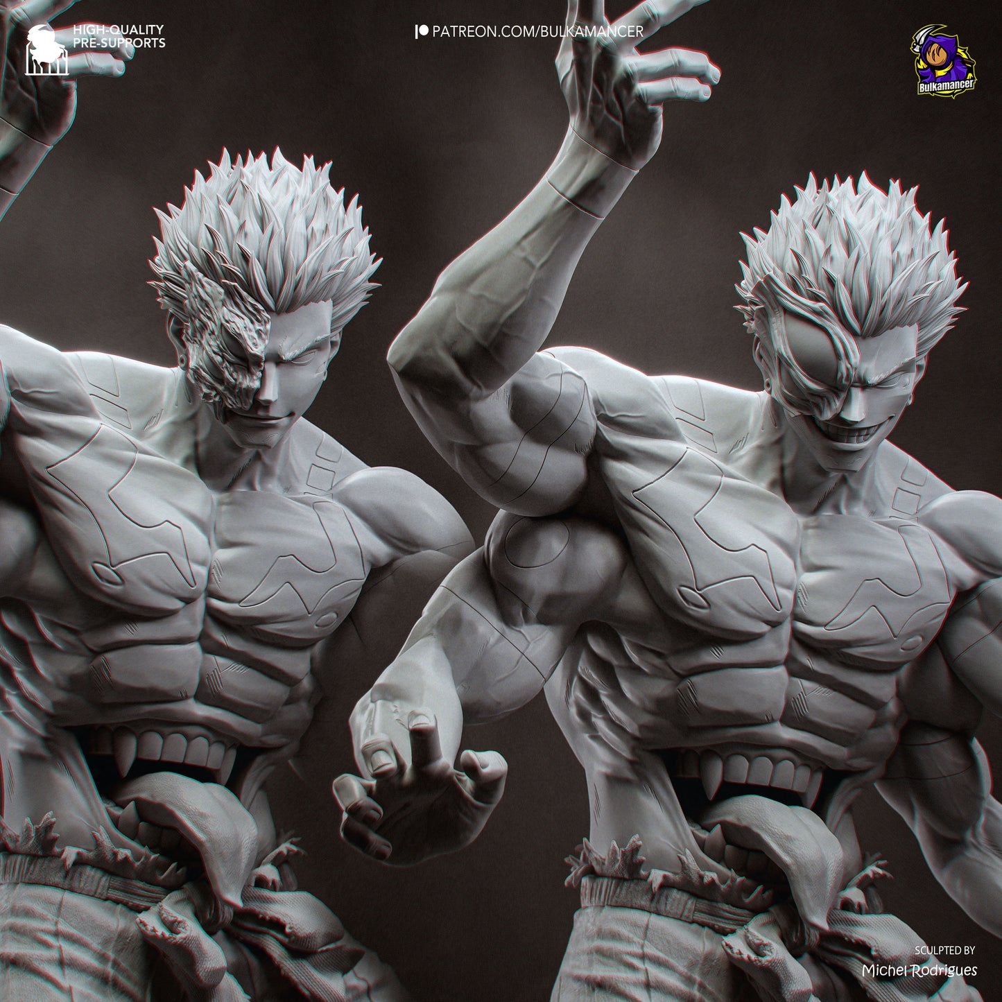 Sakuna from Jujutsu Kaisen by Bulkamancer | High Quality Resin Print | Painted Commissions available!