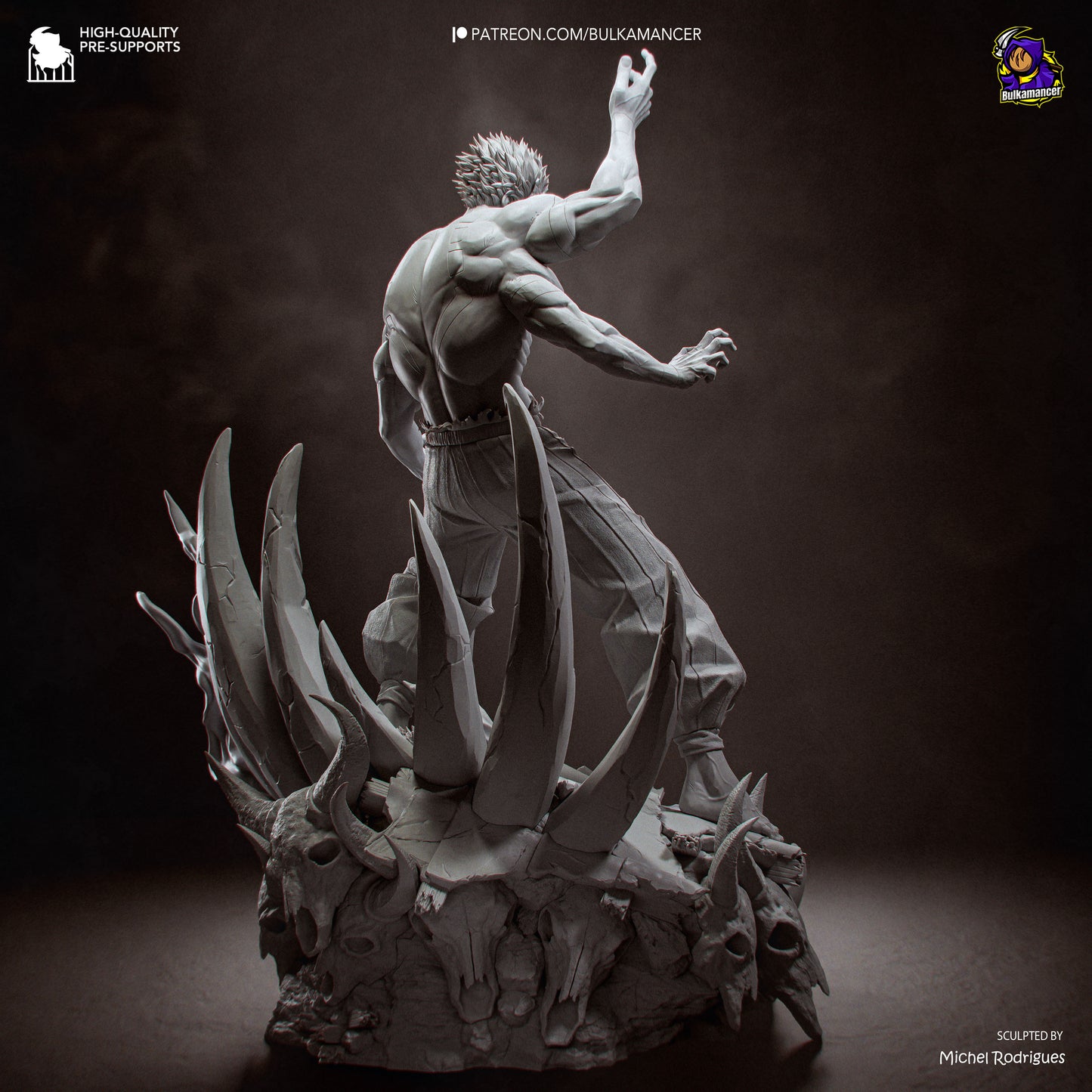 Sakuna from Jujutsu Kaisen by Bulkamancer | High Quality Resin Print | Painted Commissions available!
