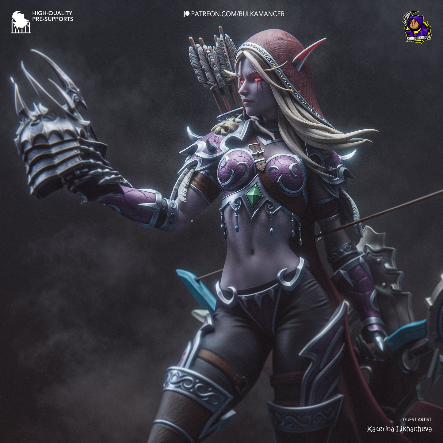Sylvanas from Warcraft by Bulkamancer | High Quality Resin Print | Painted Commissions available! - Sephiknot
