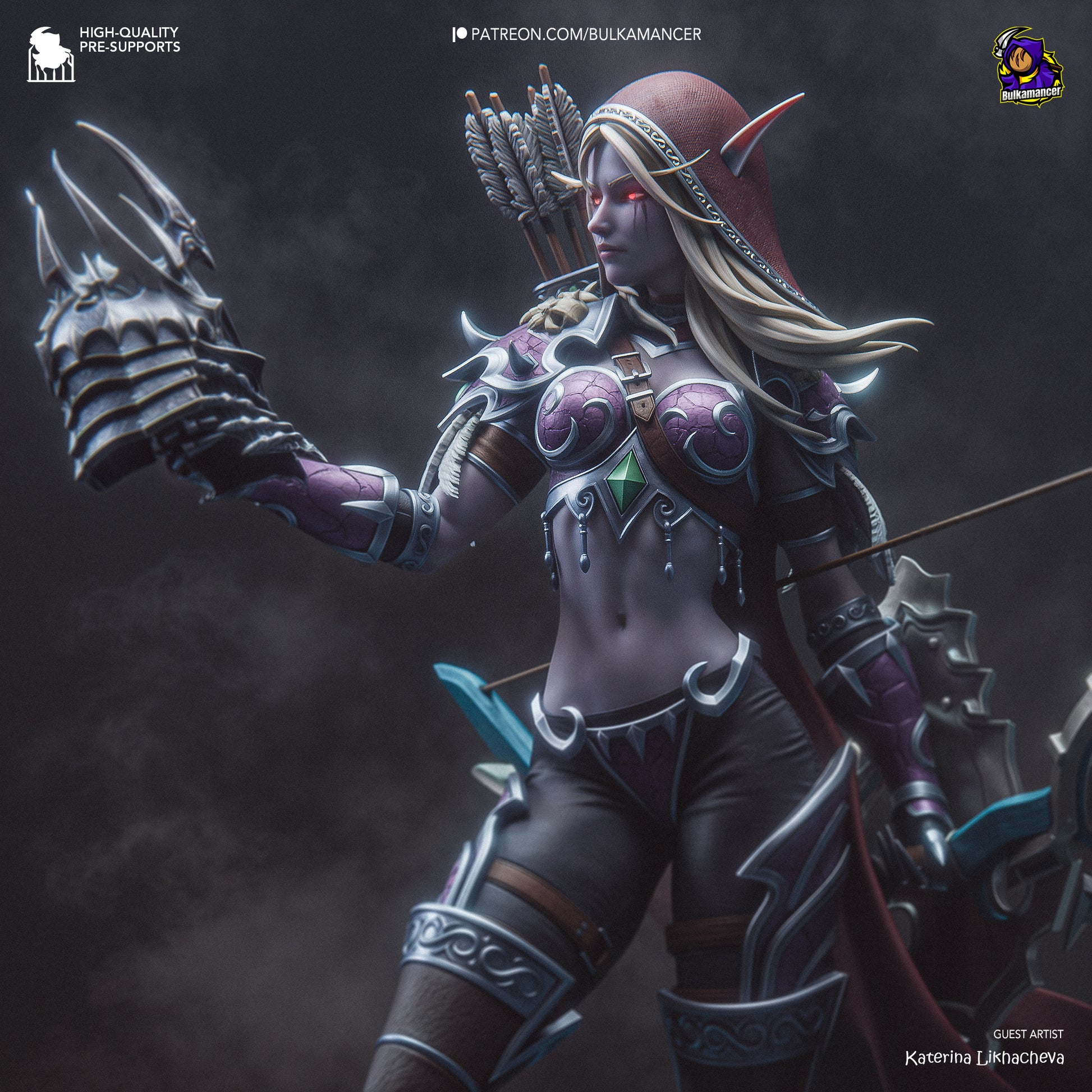 Sylvanas from Warcraft by Bulkamancer | High Quality Resin Print | Painted Commissions available! - Sephiknot