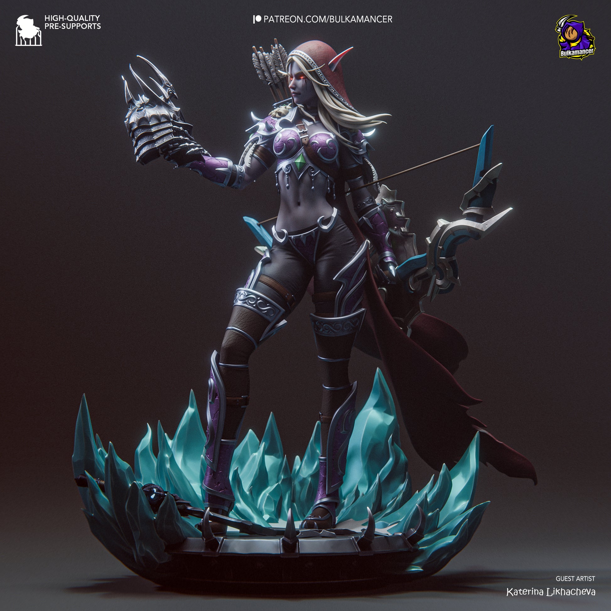 Sylvanas from Warcraft by Bulkamancer | High Quality Resin Print | Painted Commissions available! - Sephiknot