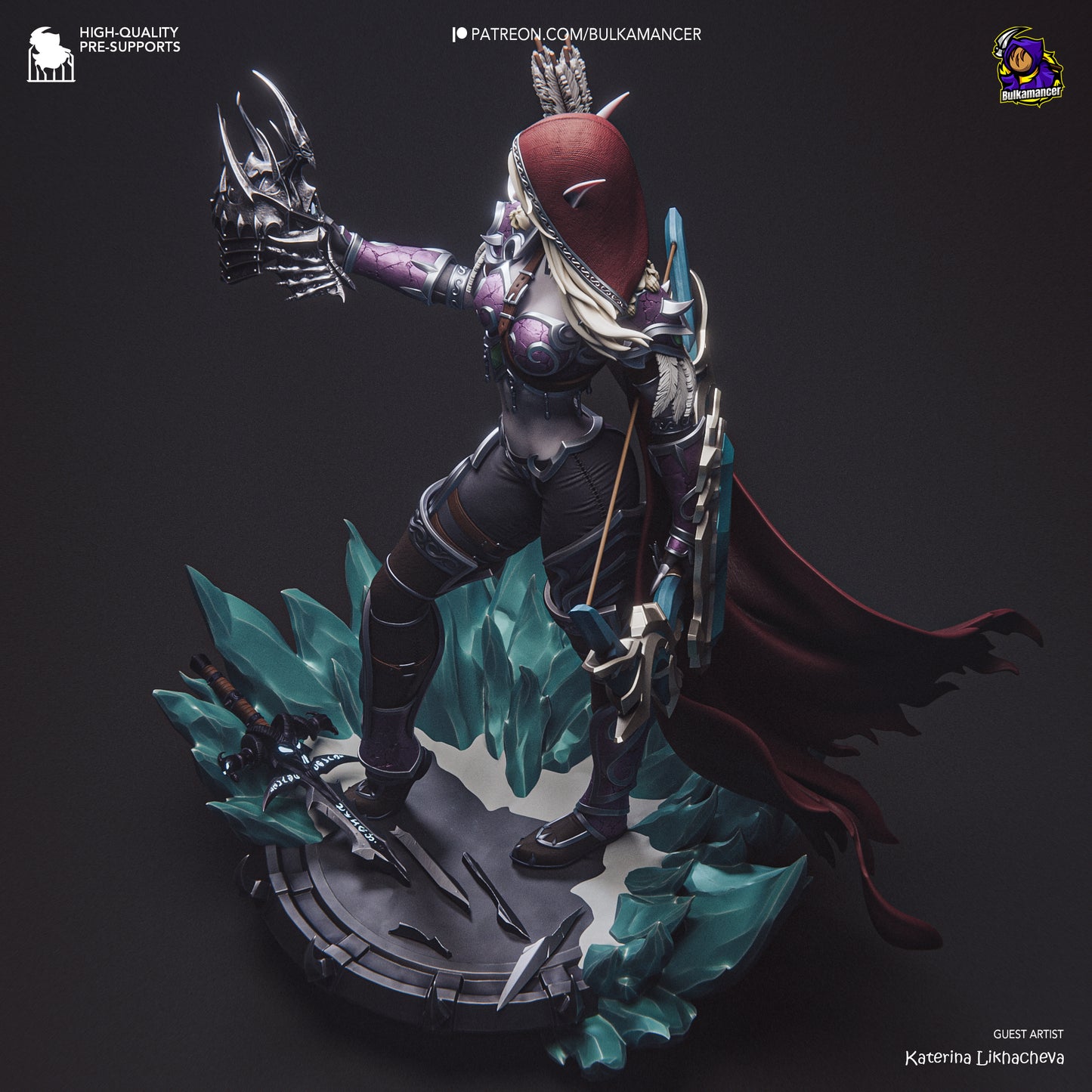 Sylvanas from Warcraft by Bulkamancer | High Quality Resin Print | Painted Commissions available! - Sephiknot