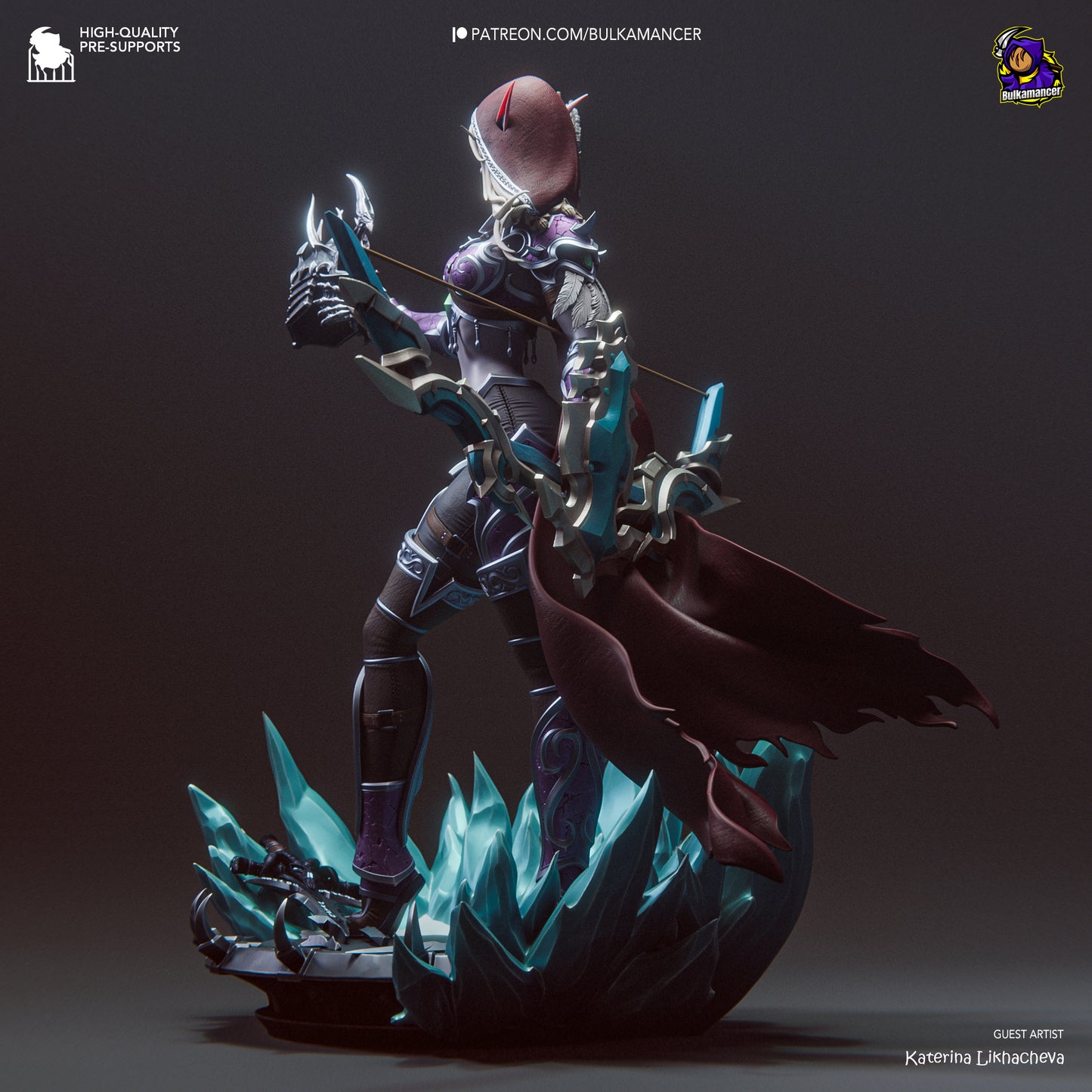 Sylvanas from Warcraft by Bulkamancer | High Quality Resin Print | Painted Commissions available! - Sephiknot