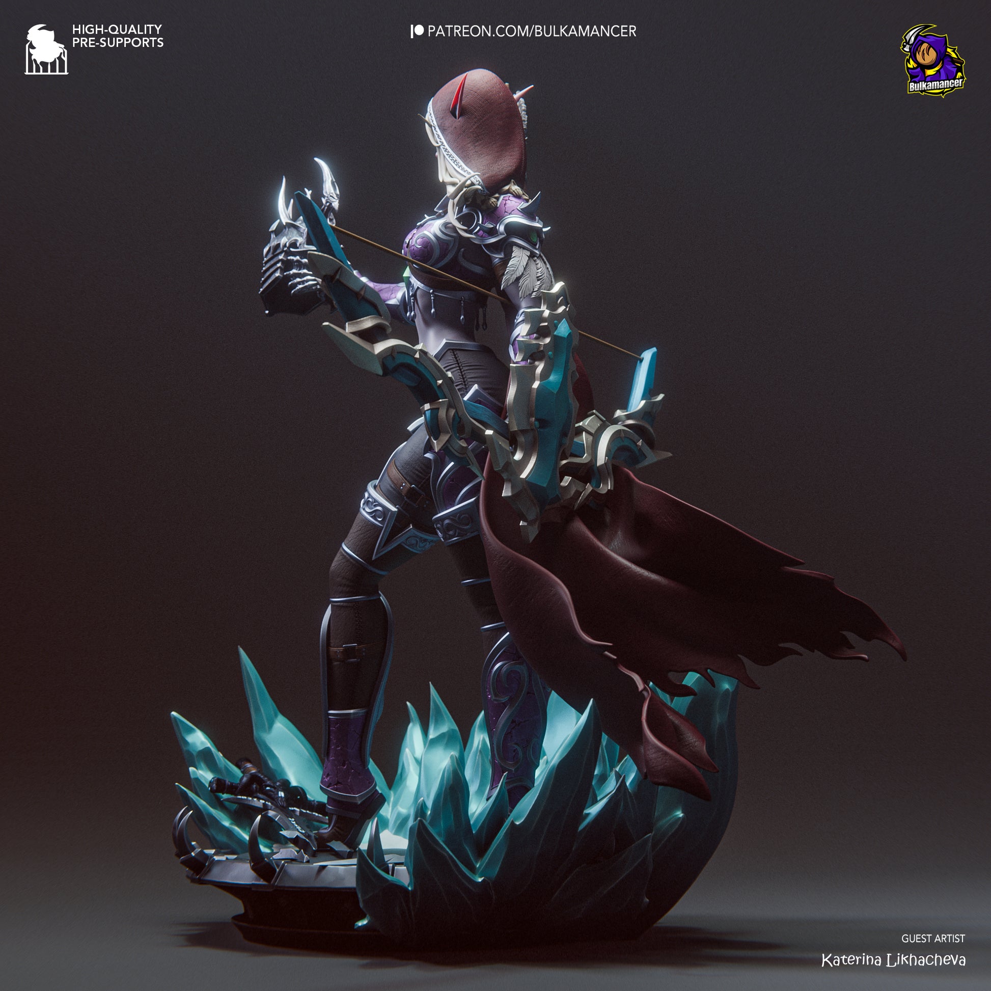 Sylvanas from Warcraft by Bulkamancer | High Quality Resin Print | Painted Commissions available! - Sephiknot
