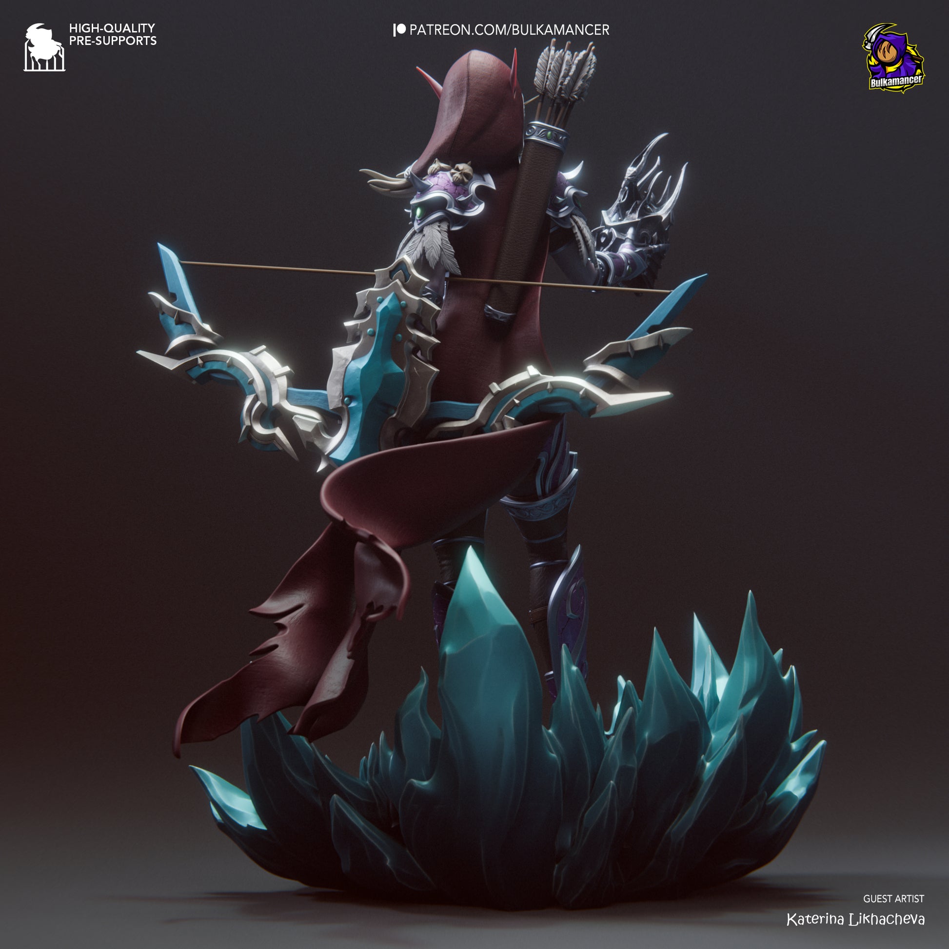 Sylvanas from Warcraft by Bulkamancer | High Quality Resin Print | Painted Commissions available! - Sephiknot