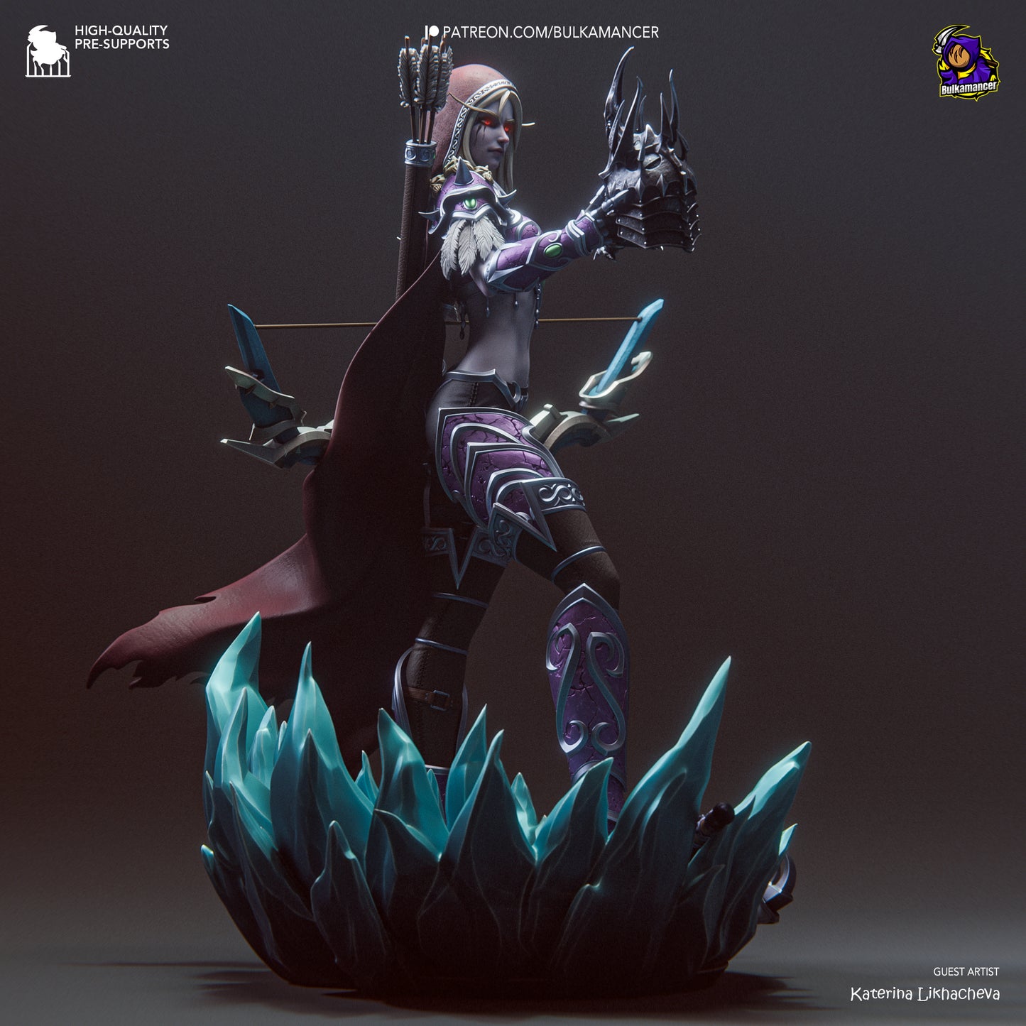 Sylvanas from Warcraft by Bulkamancer | High Quality Resin Print | Painted Commissions available! - Sephiknot
