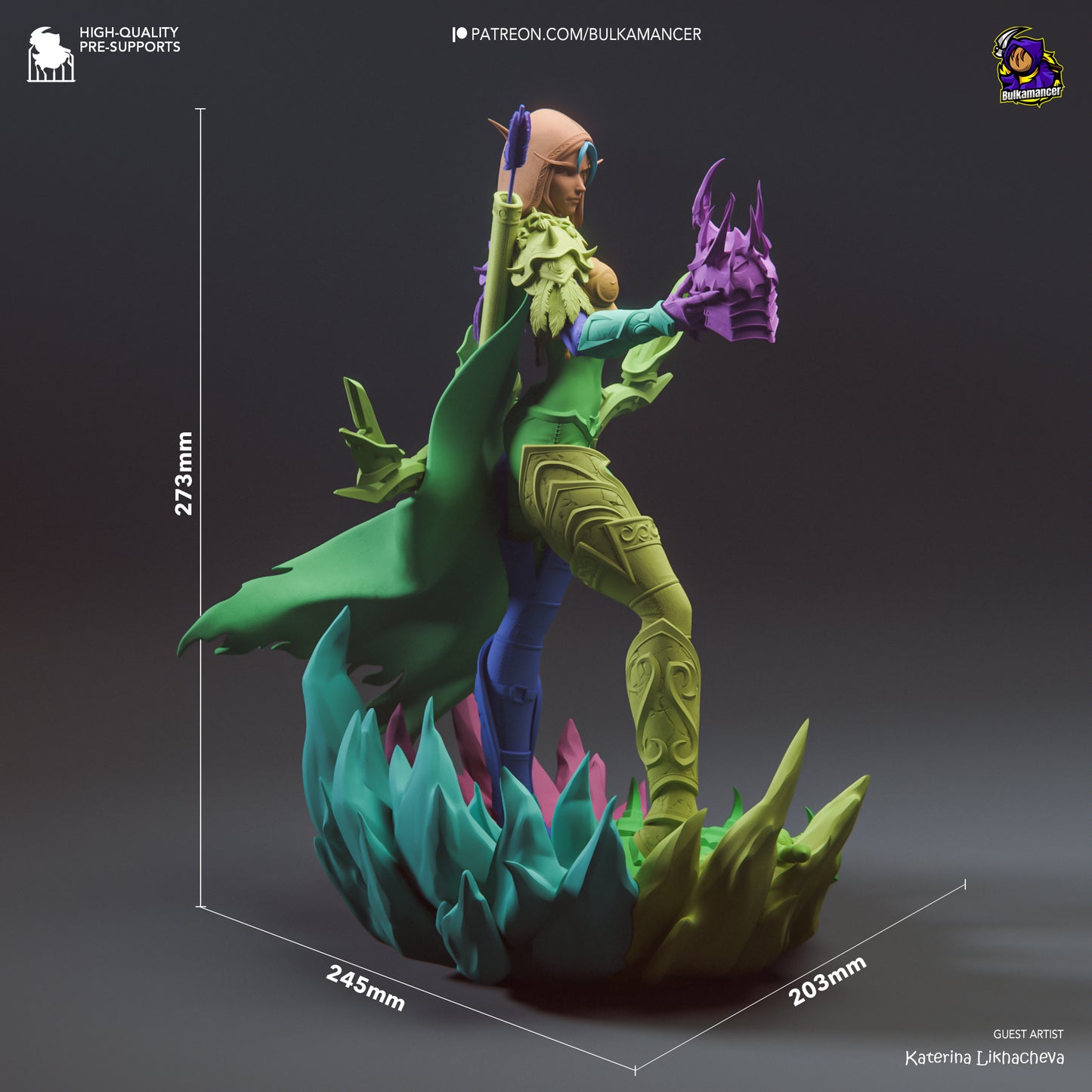 Sylvanas from Warcraft by Bulkamancer | High Quality Resin Print | Painted Commissions available! - Sephiknot