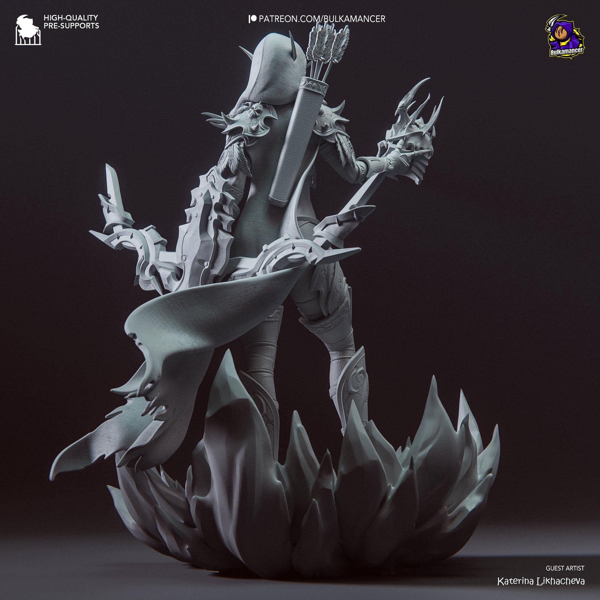 Sylvanas from Warcraft by Bulkamancer | High Quality Resin Print | Painted Commissions available! - Sephiknot