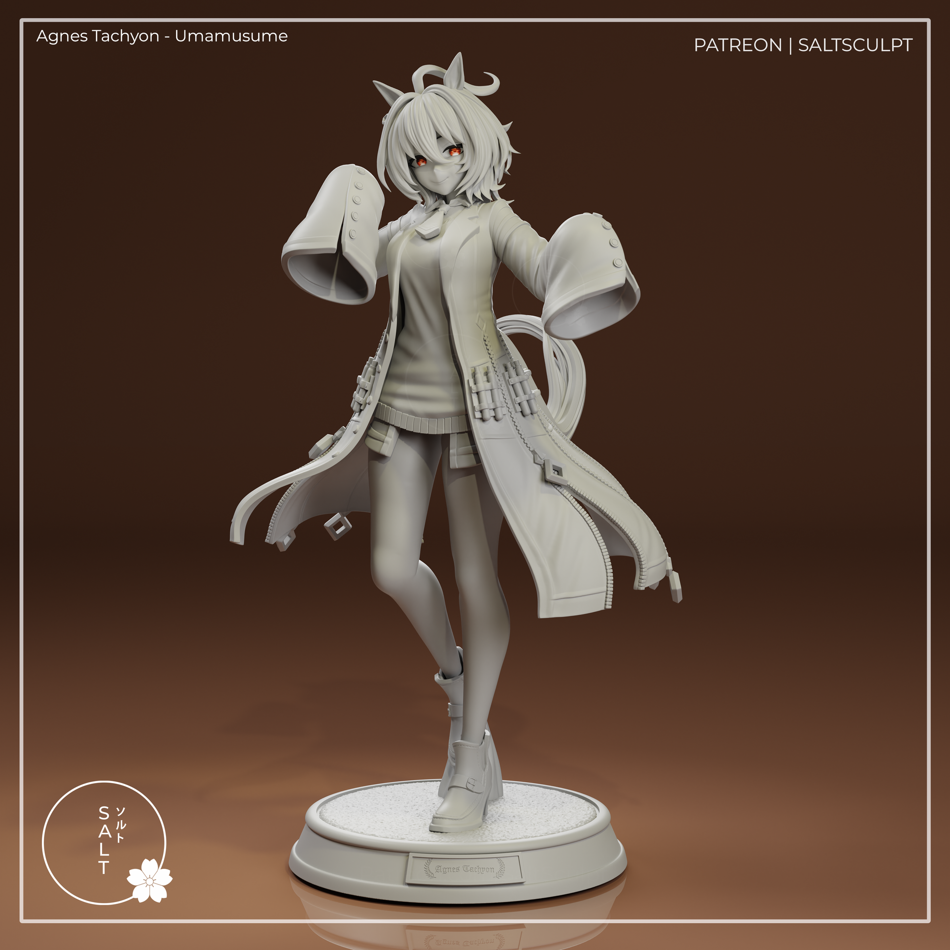 Agnes Tachyon from Umamusume by SaltSculpts | High Quality Resin Print | Painted Commissions available! - Sephiknot
