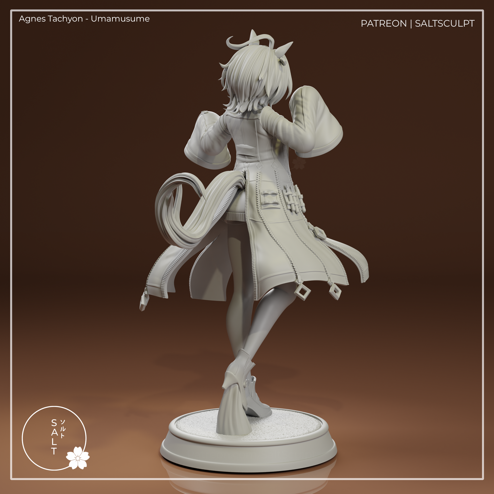 Agnes Tachyon from Umamusume by SaltSculpts | High Quality Resin Print | Painted Commissions available! - Sephiknot