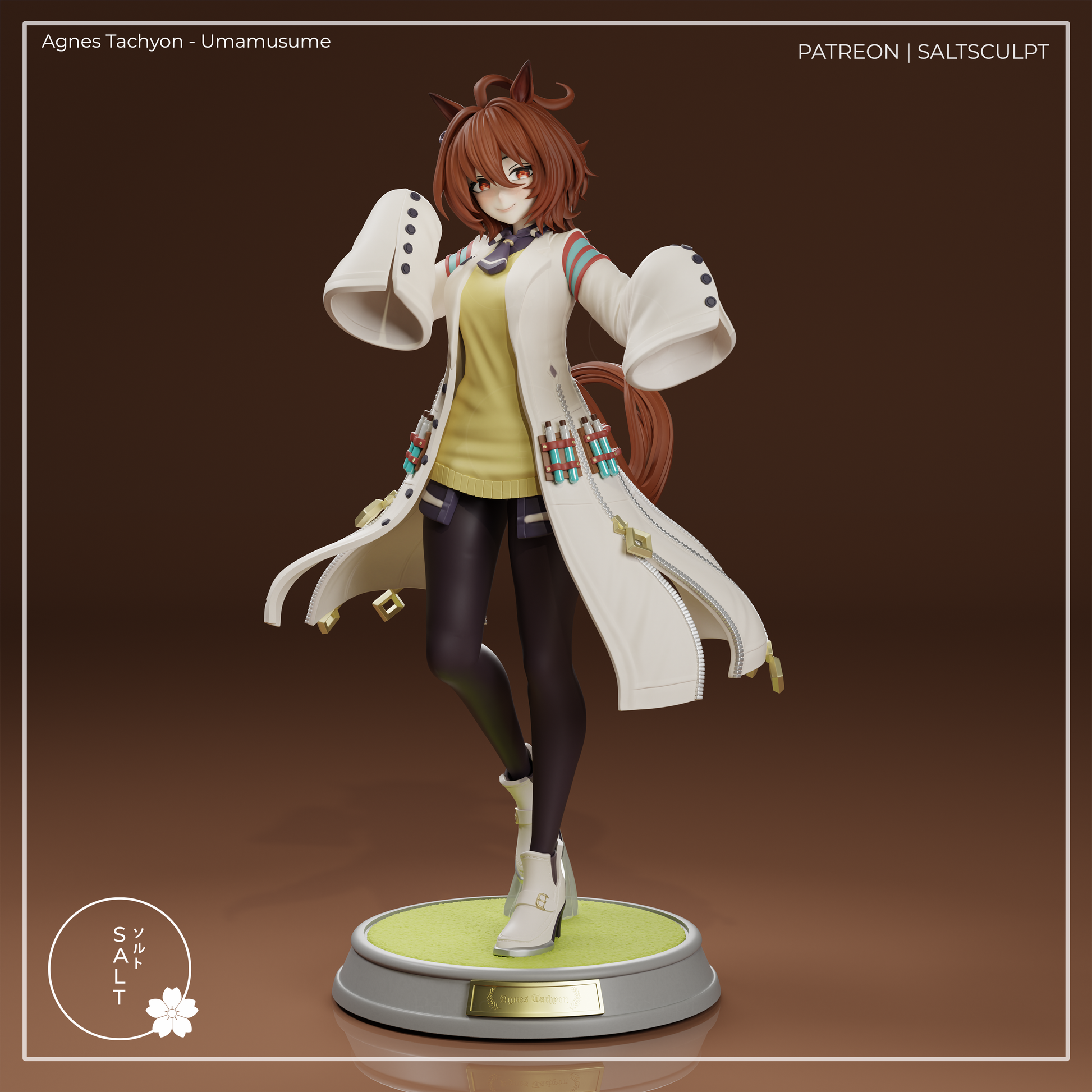 Agnes Tachyon from Umamusume by SaltSculpts | High Quality Resin Print | Painted Commissions available! - Sephiknot