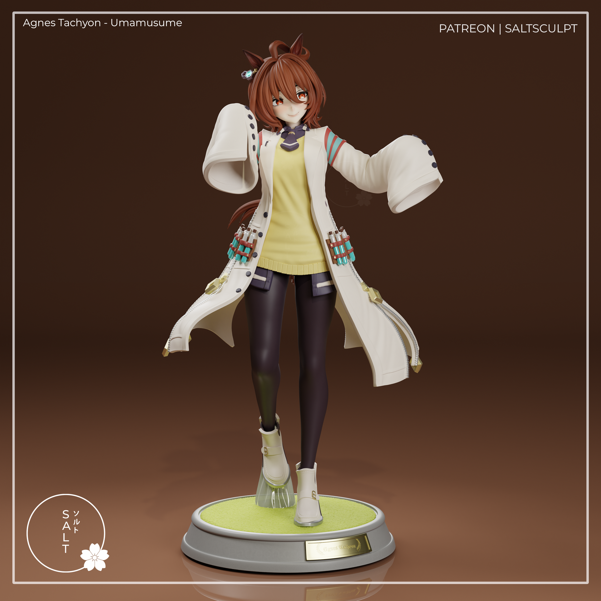 Agnes Tachyon from Umamusume by SaltSculpts | High Quality Resin Print | Painted Commissions available! - Sephiknot