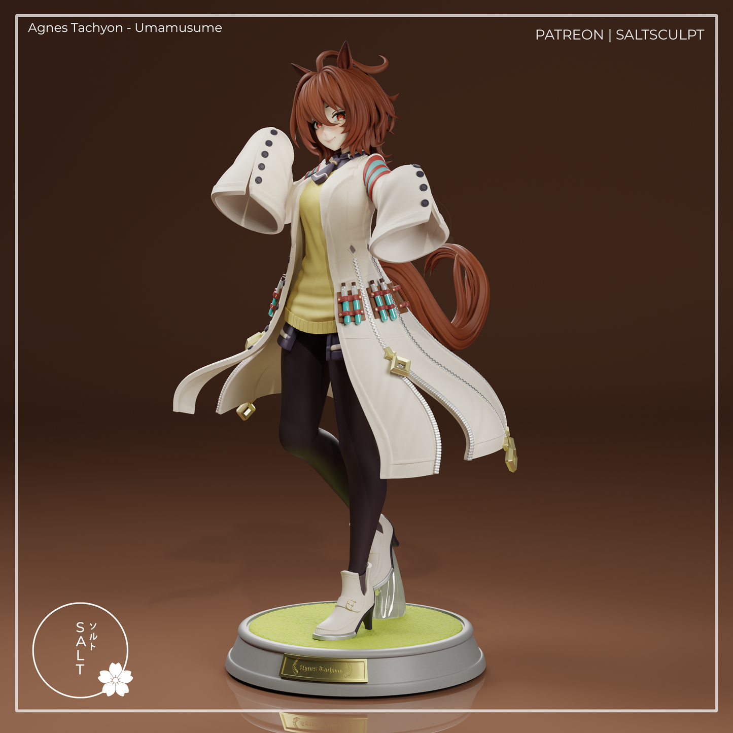 Agnes Tachyon from Umamusume by SaltSculpts | High Quality Resin Print | Painted Commissions available! - Sephiknot