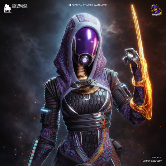 Tali from Mass Effect by Bulkamancer | High Quality Resin Print | Painted Commissions available! - Sephiknot