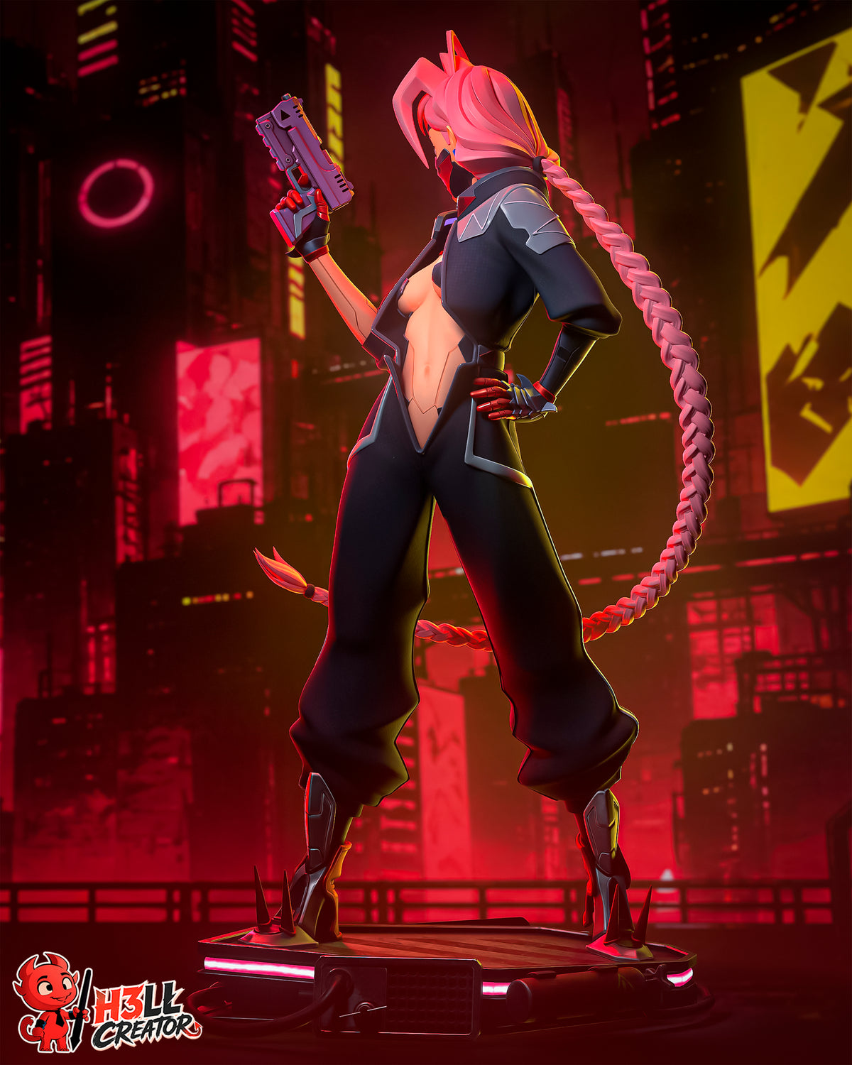 Talia from Cyberpunk by h3ll creator | High Quality Resin Print | Painted Commissions available!