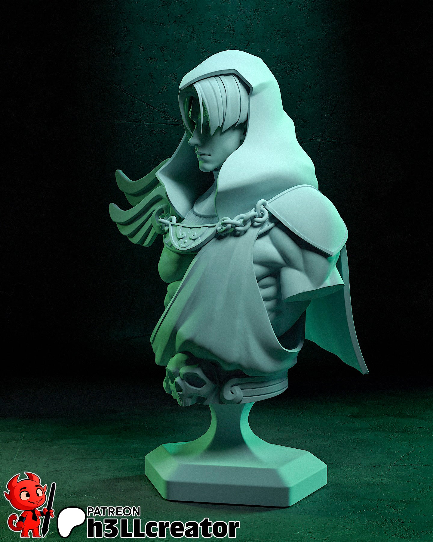 Hades Thanatos Garage Kit | Fanmade Model by h3llCreator | Death Incarnate | 3D Printed - Sephiknot