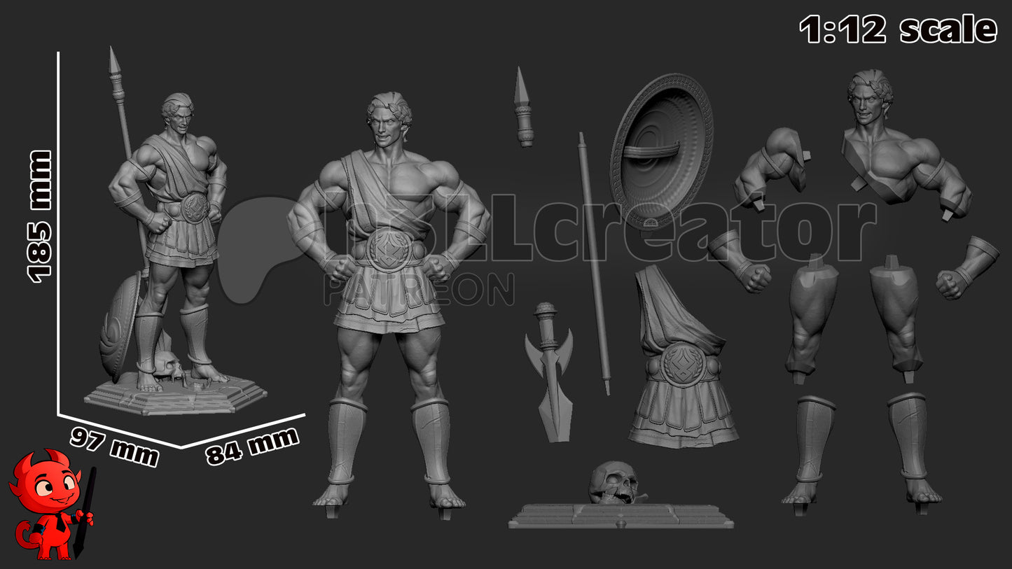 Theseus Garage Kit | Fanmade Model by h3llCreator | Hades | 3D Printed - Sephiknot