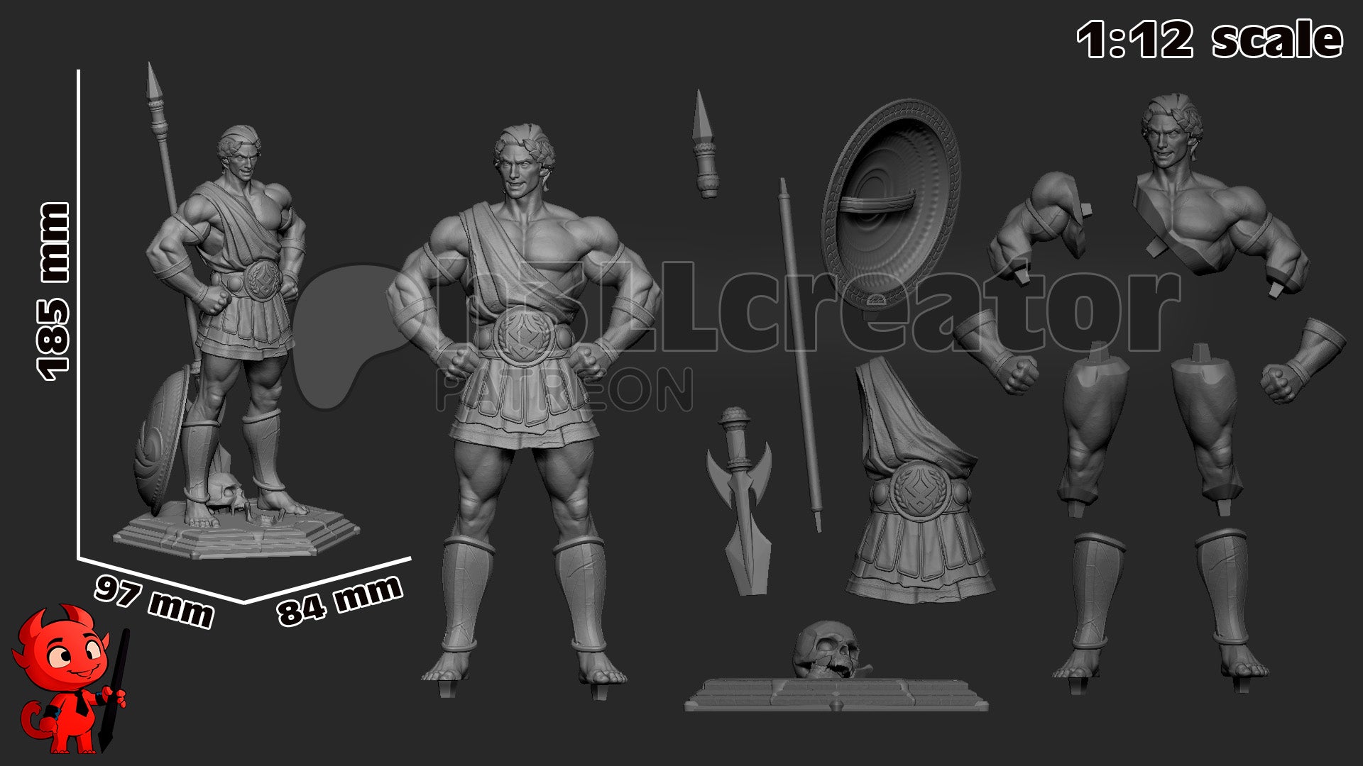 Theseus Garage Kit | Fanmade Model by h3llCreator | Hades | 3D Printed - Sephiknot