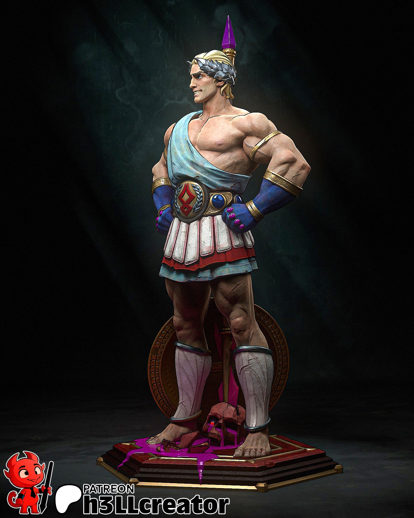 Theseus Garage Kit | Fanmade Model by h3llCreator | Hades | 3D Printed - Sephiknot