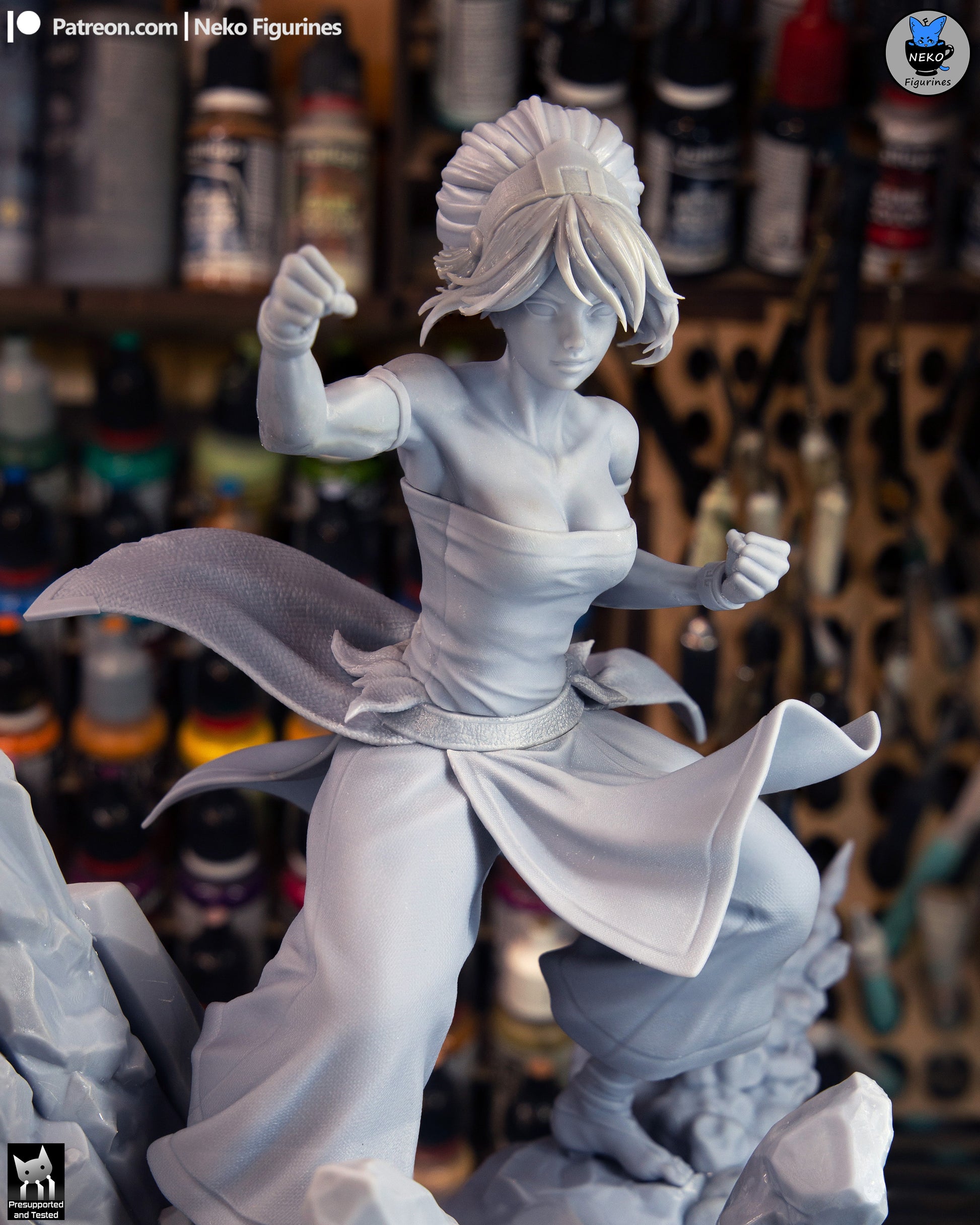 Toph from Avatar by Neko Figurines | High Quality Resin Print | Painted Commissions available! - Sephiknot
